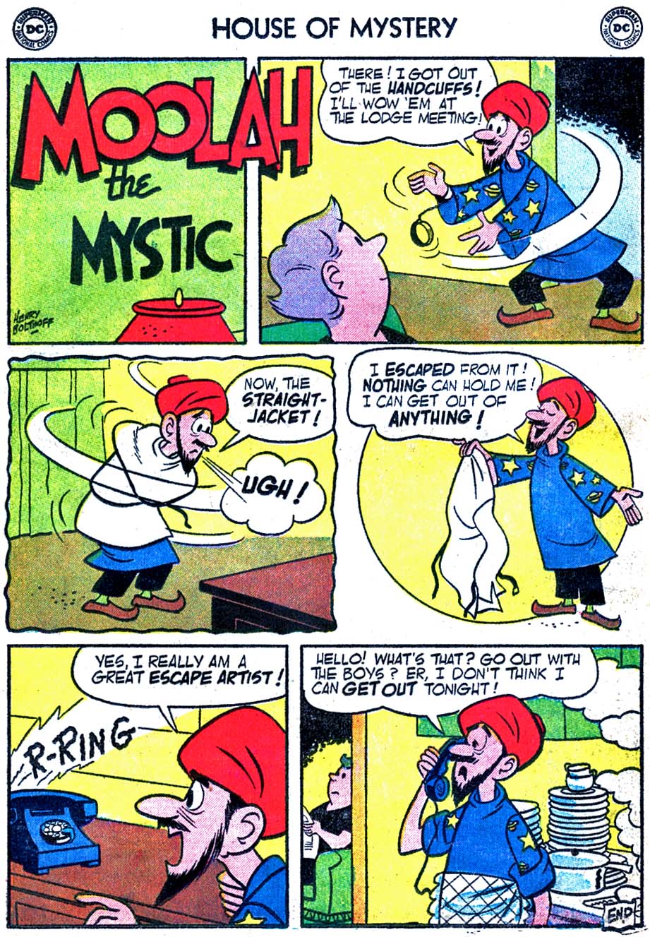 Read online House of Mystery (1951) comic -  Issue #53 - 18