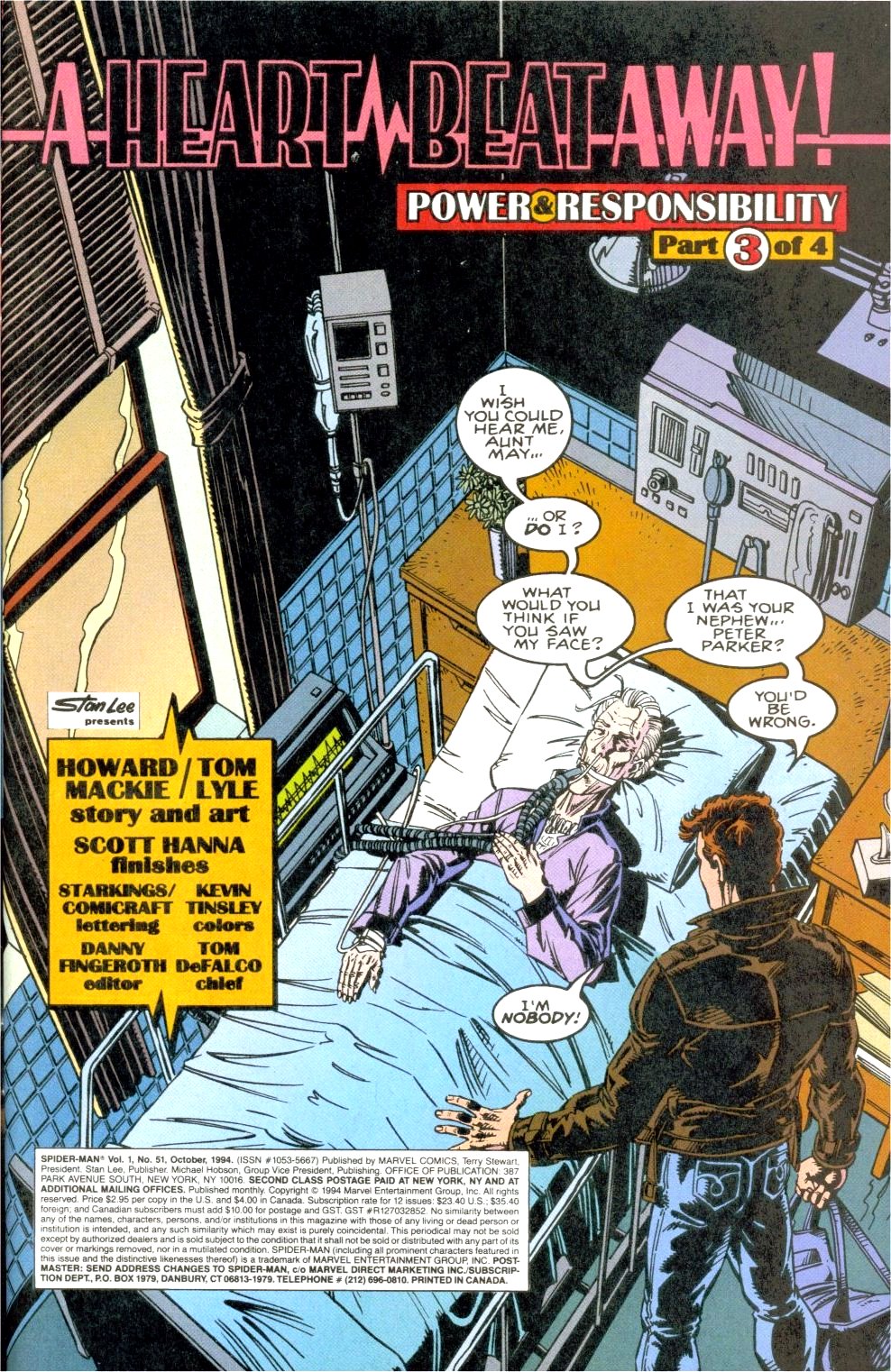 Read online Spider-Man (1990) comic -  Issue #51 - A Heart Beat Away - 2