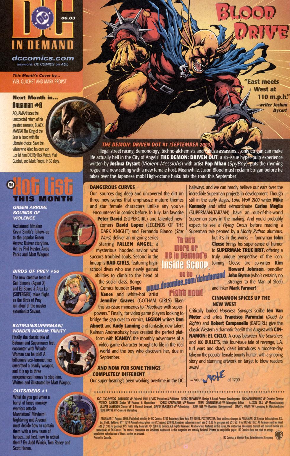 Aquaman (2003) Issue #7 #7 - English 25