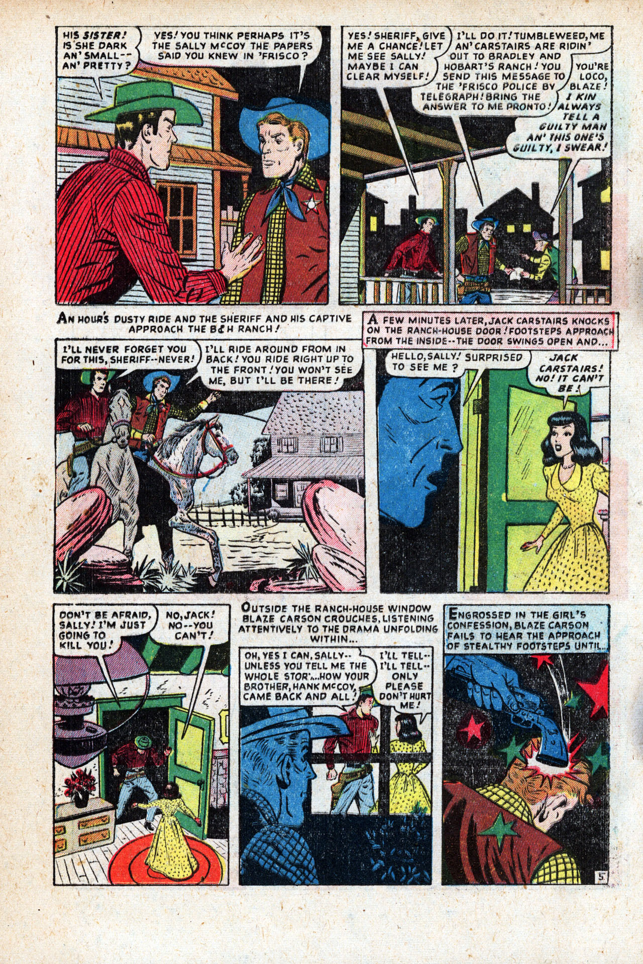 Read online Blaze Carson comic -  Issue #4 - 16