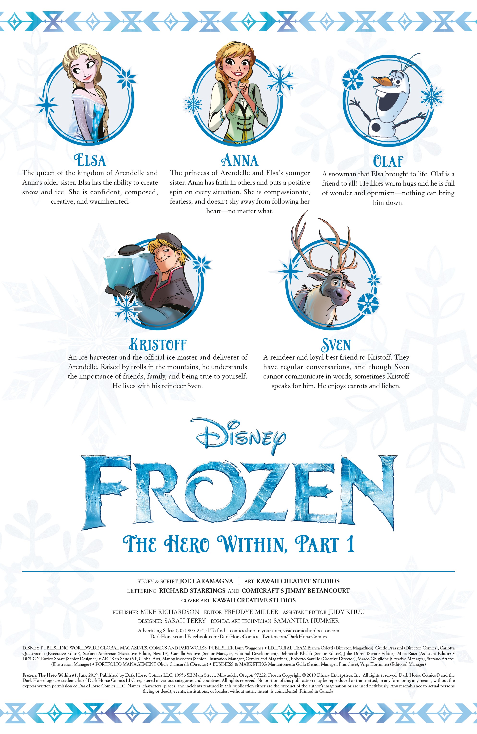 Read online Disney Frozen: The Hero Within comic -  Issue #1 - 2