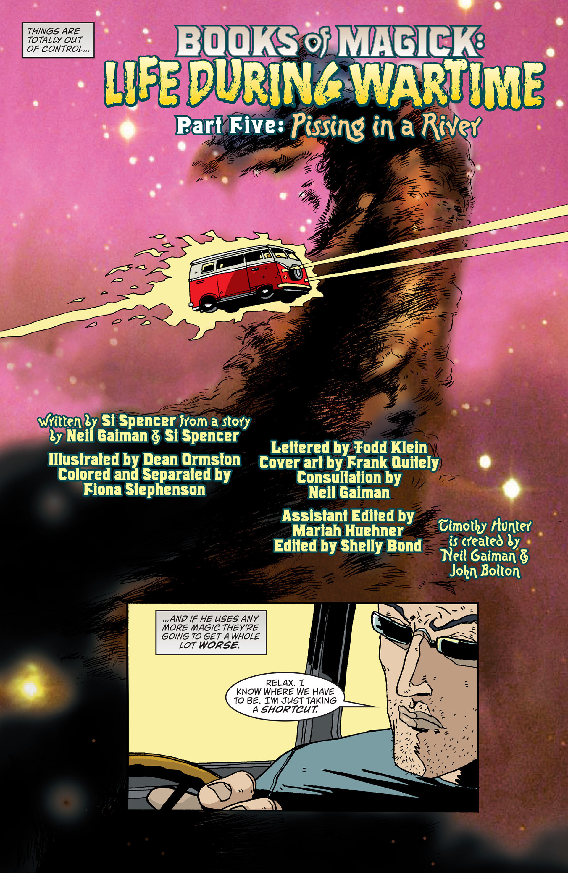Read online Books of Magick: Life During Wartime comic -  Issue #5 - 3