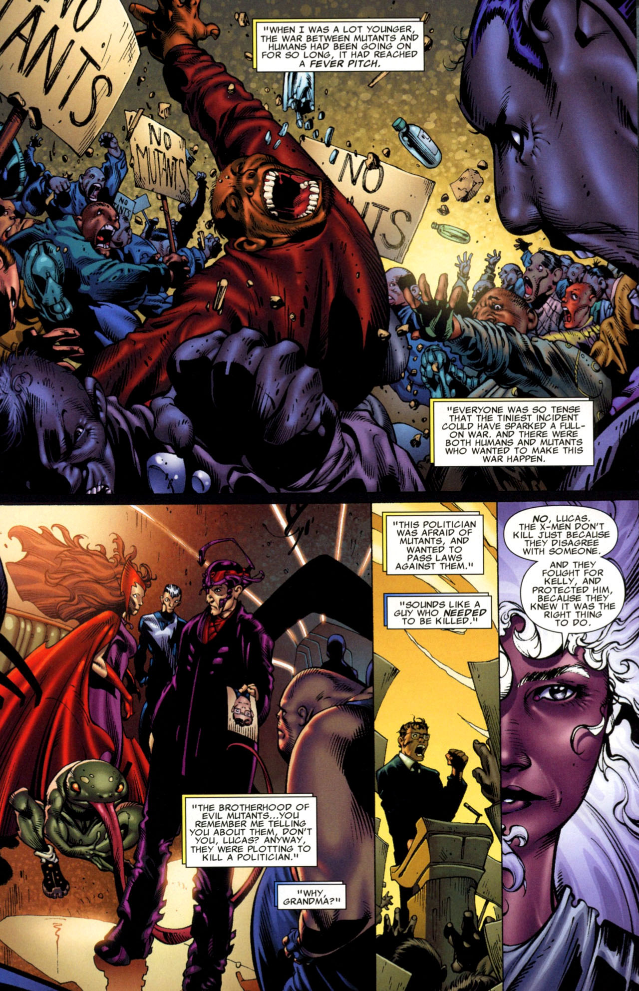 Read online X-Men: The Times and Life of Lucas Bishop comic -  Issue #3 - 4