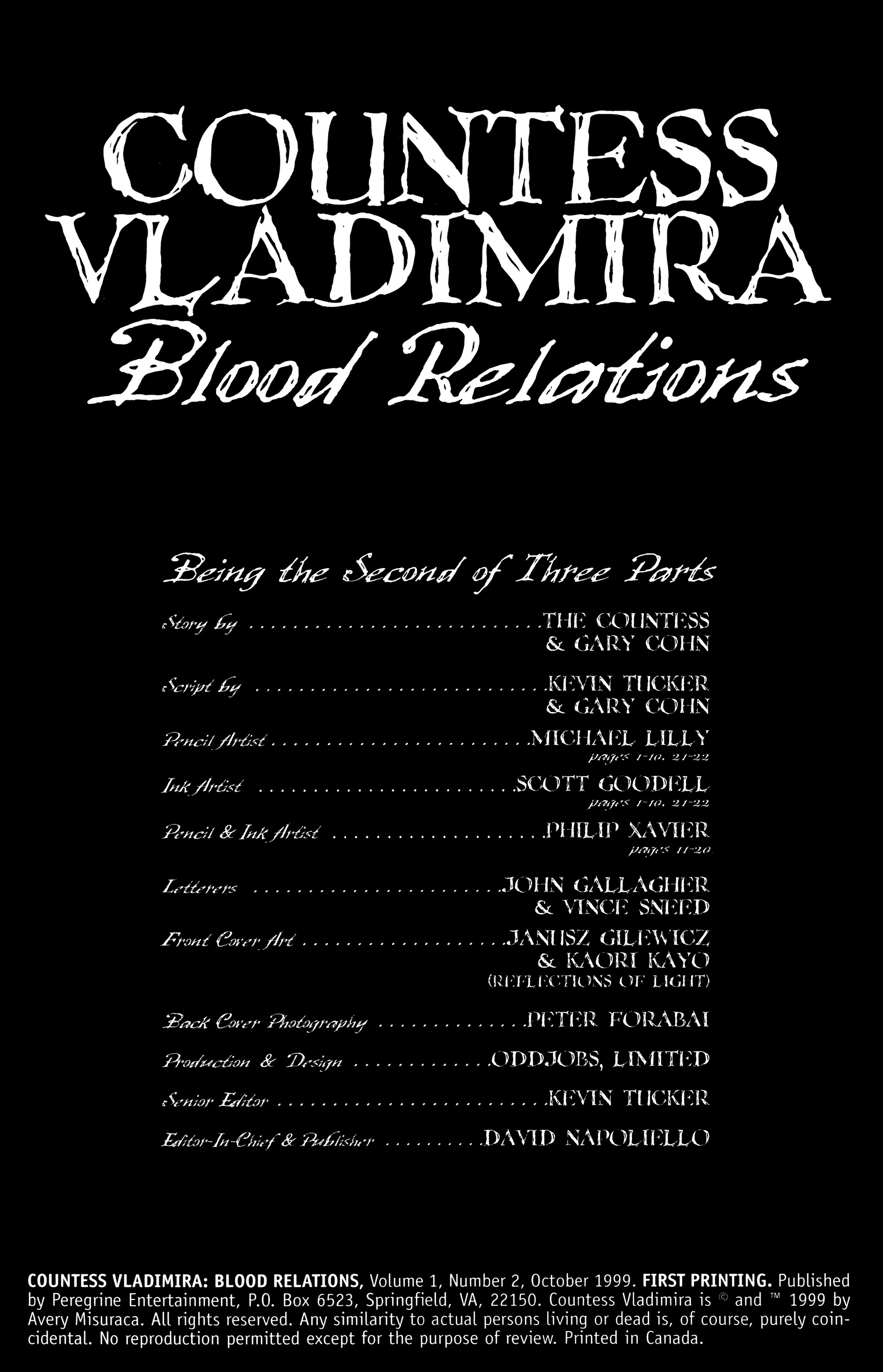 Read online Countess Vladimira:  Blood Relations comic -  Issue #2 - 3