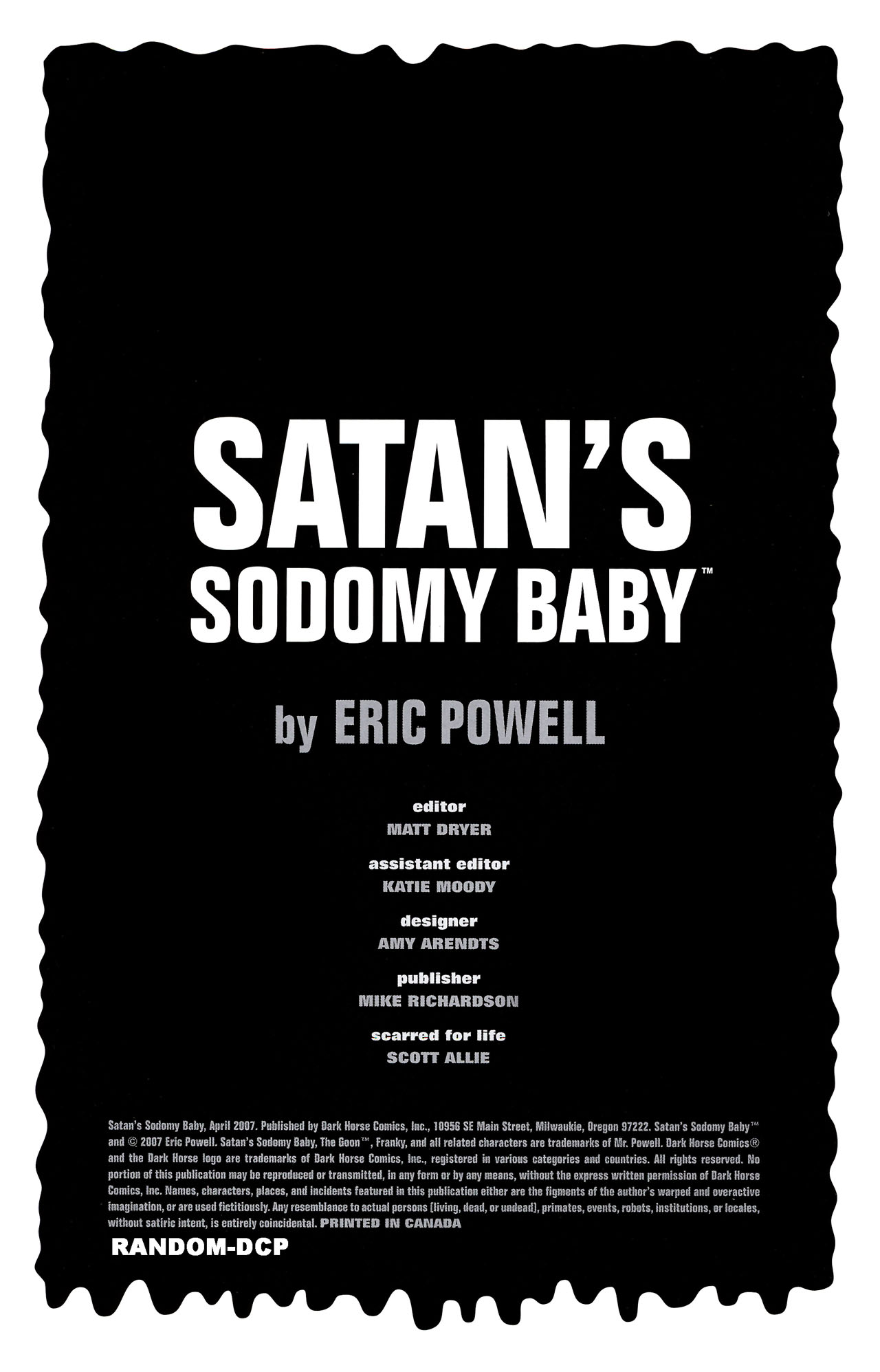 Read online Satan's Sodomy Baby comic -  Issue # Full - 2
