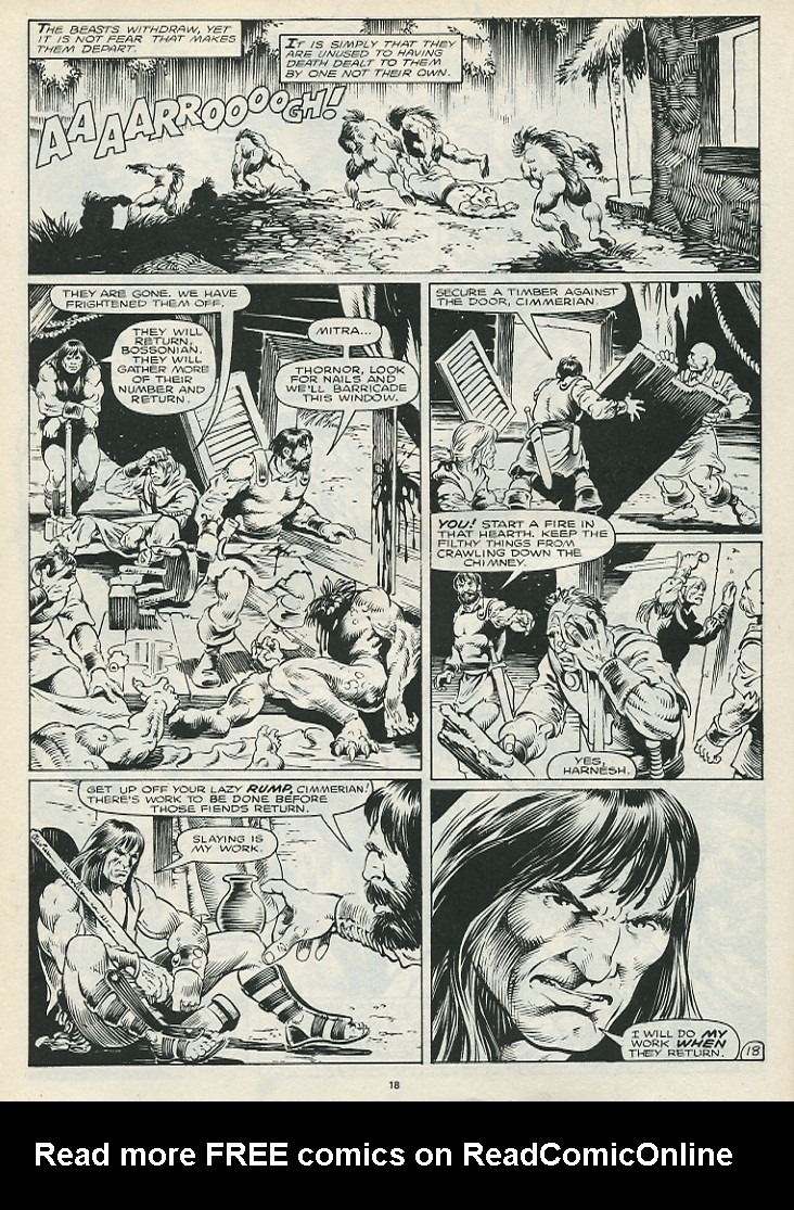 Read online The Savage Sword Of Conan comic -  Issue #172 - 20