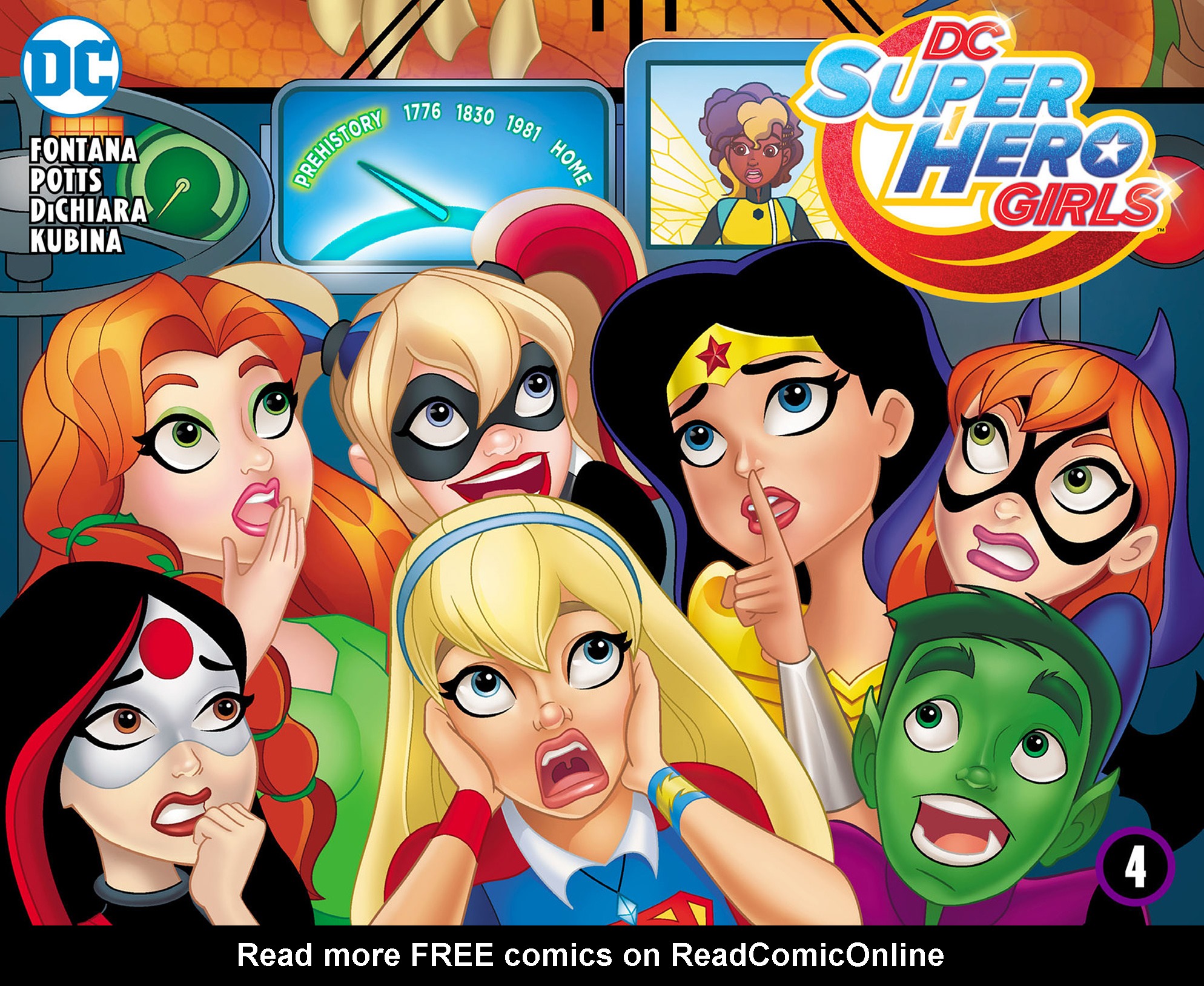 Read online DC Super Hero Girls: Past Times at Super Hero High comic -  Issue #4 - 1