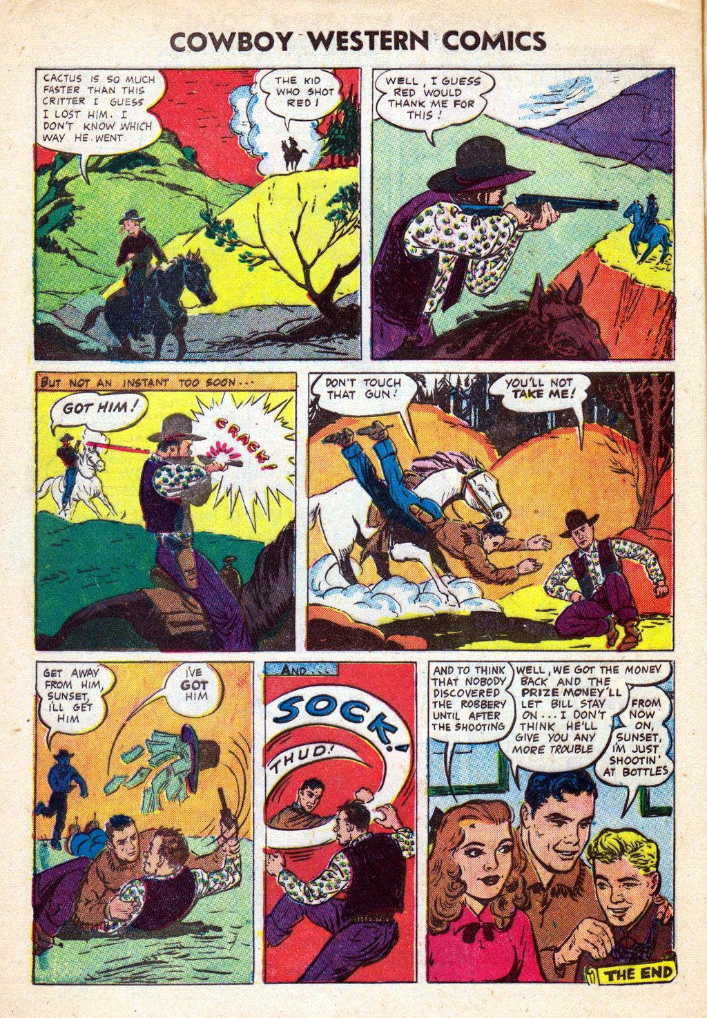 Read online Cowboy Western Comics (1948) comic -  Issue #35 - 32