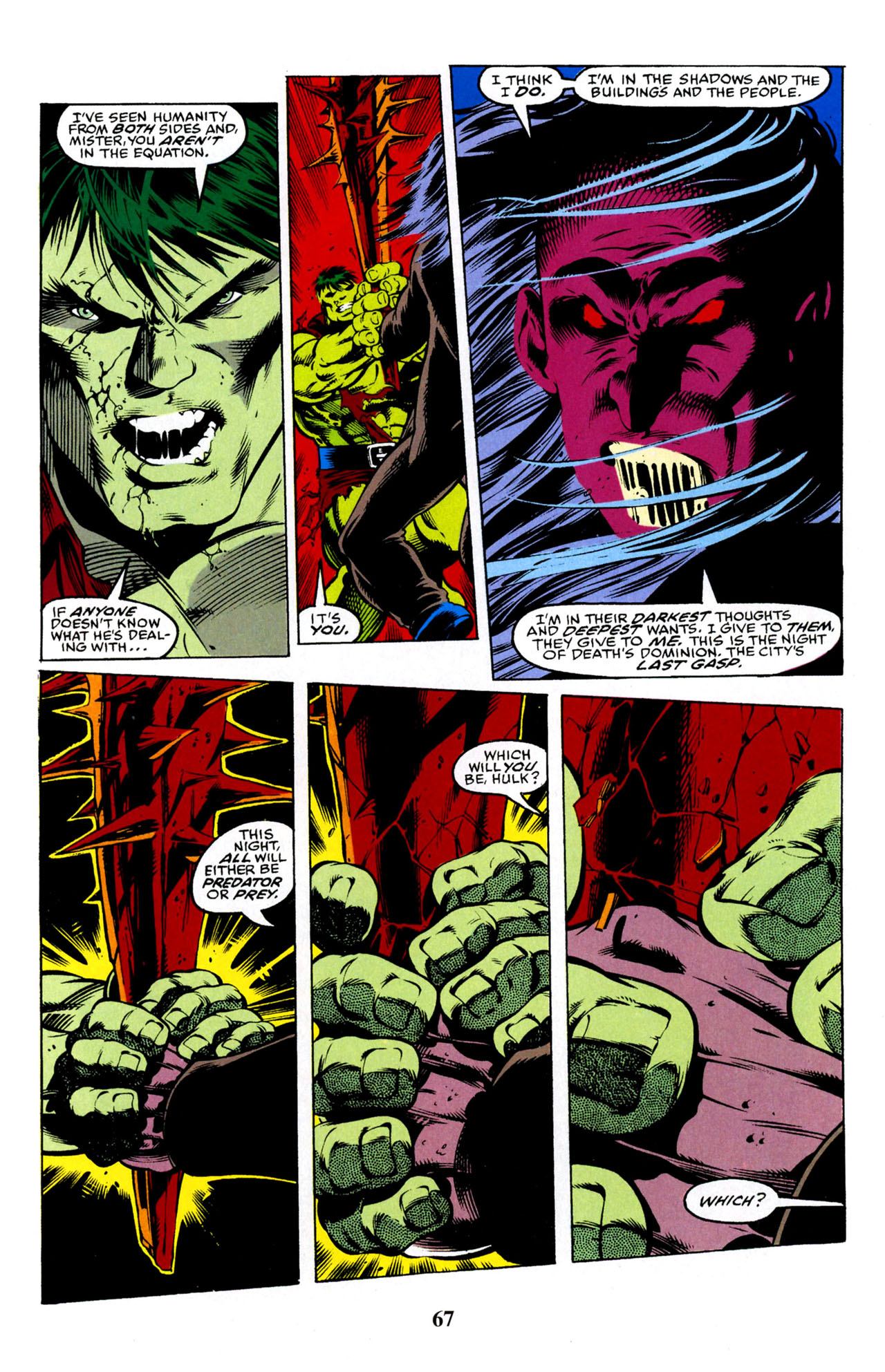 Read online Hulk Visionaries: Peter David comic -  Issue # TPB 7 - 67