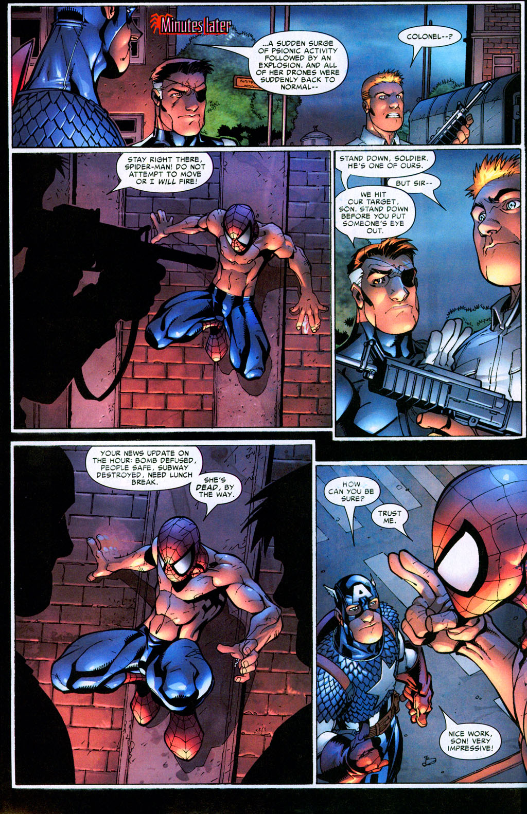 Read online The Spectacular Spider-Man (2003) comic -  Issue #20 - 21