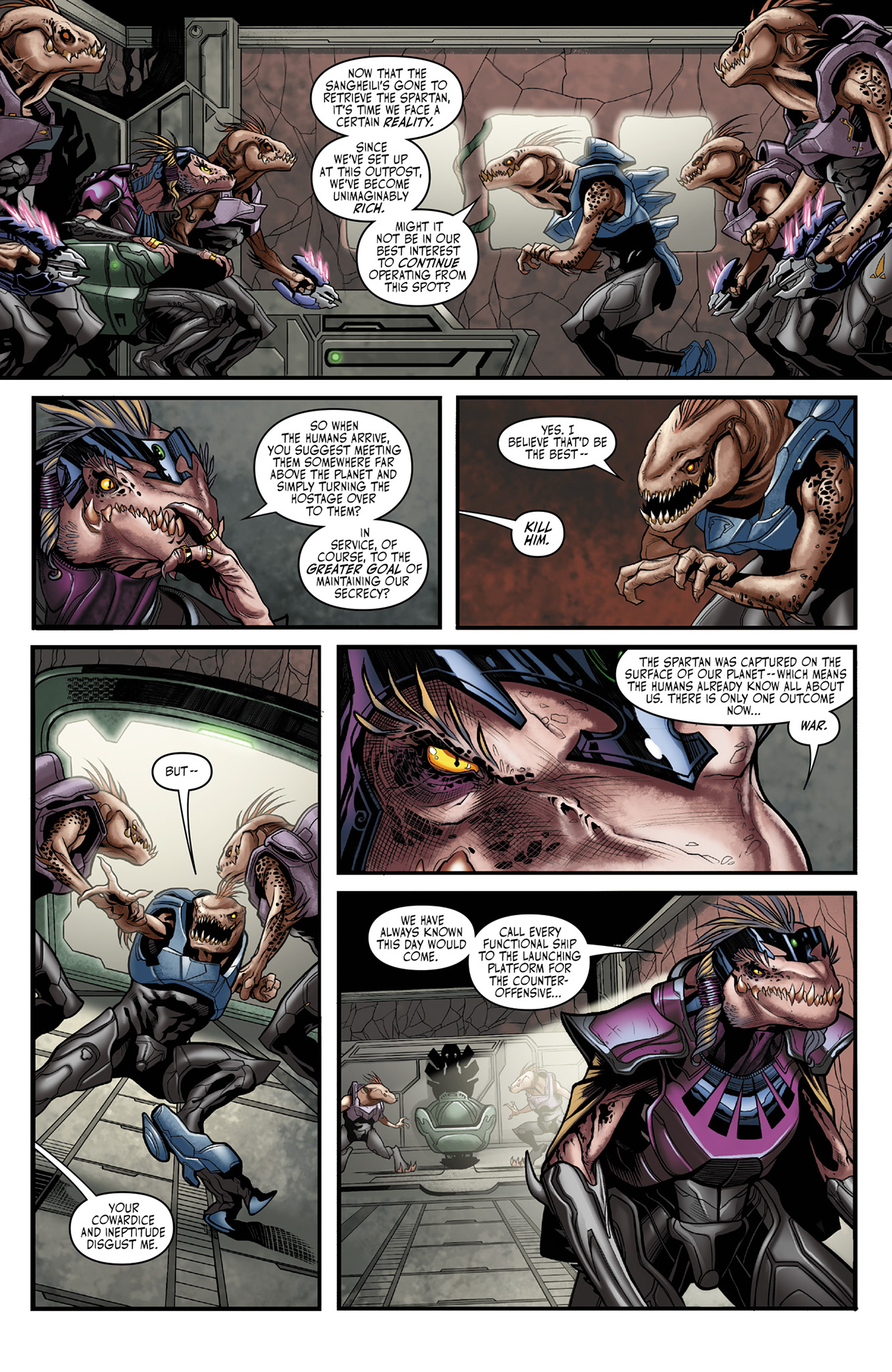 Read online Halo: Escalation comic -  Issue #12 - 10