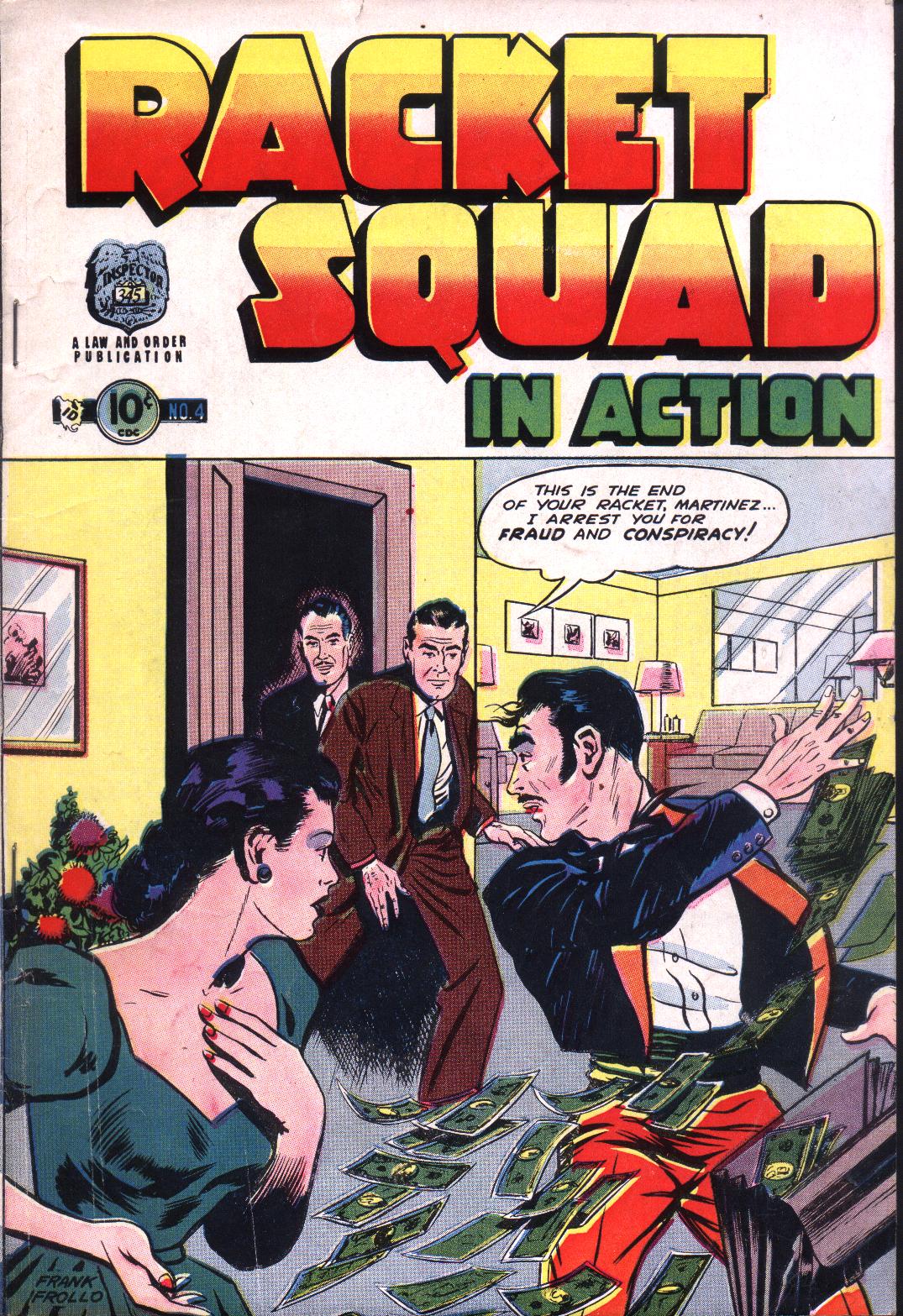 Read online Racket Squad in Action comic -  Issue #4 - 1