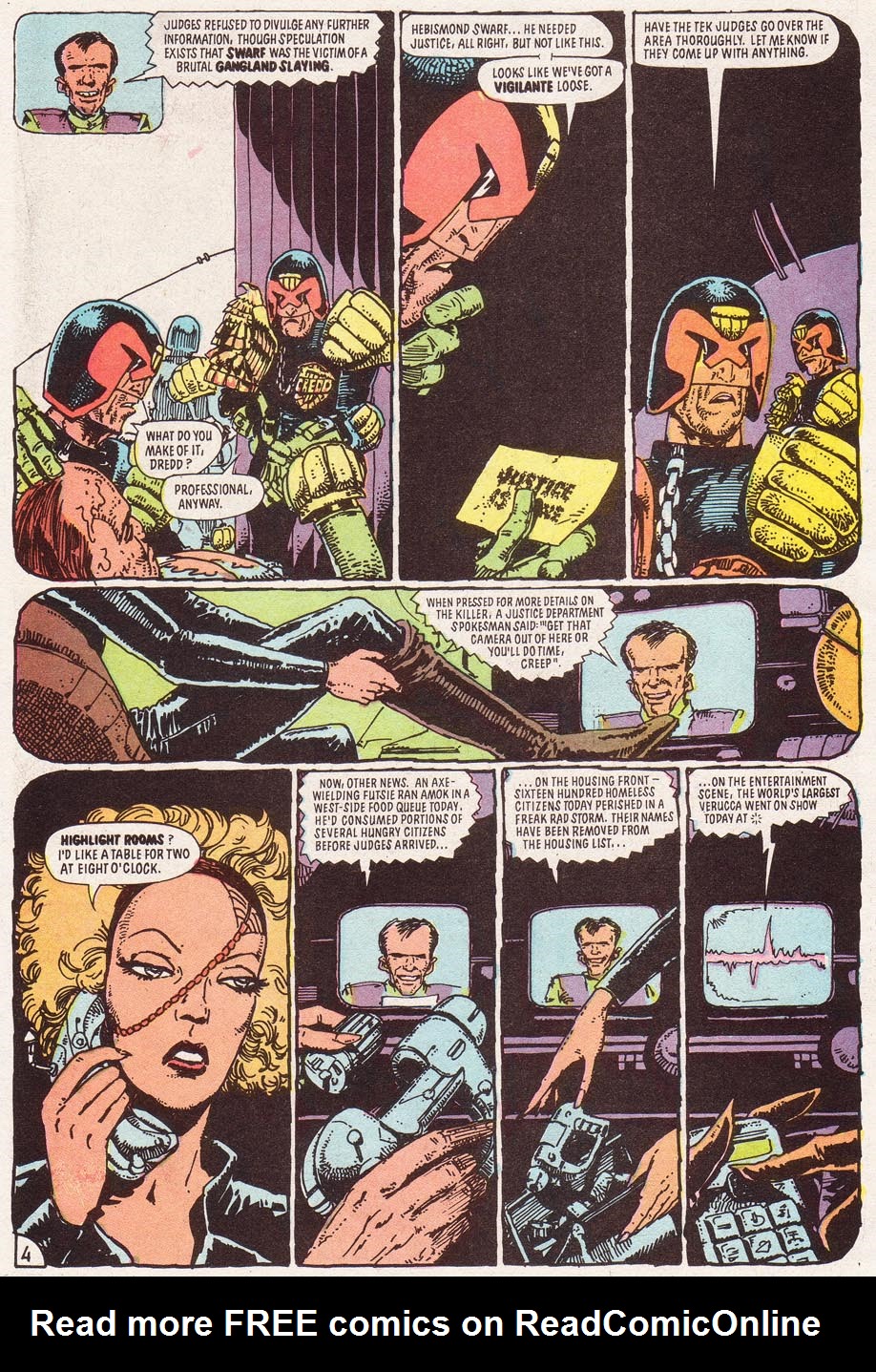 Read online Judge Dredd (1983) comic -  Issue #34 - 4