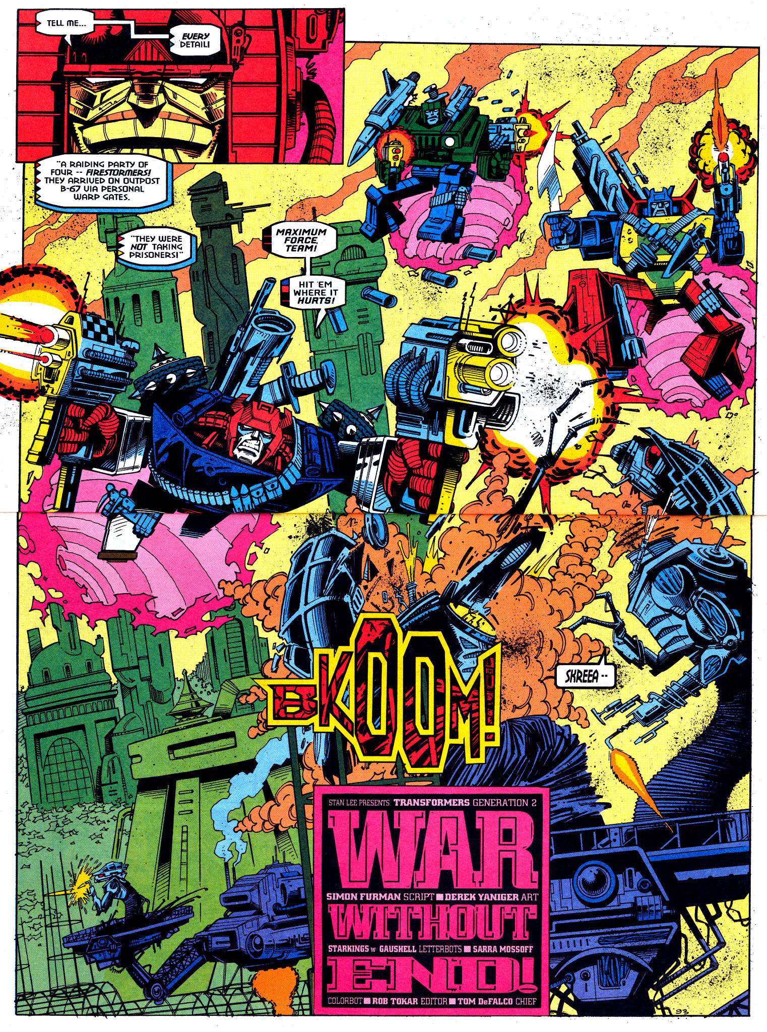 Read online Transformers: Generation 2 comic -  Issue #1 - 4