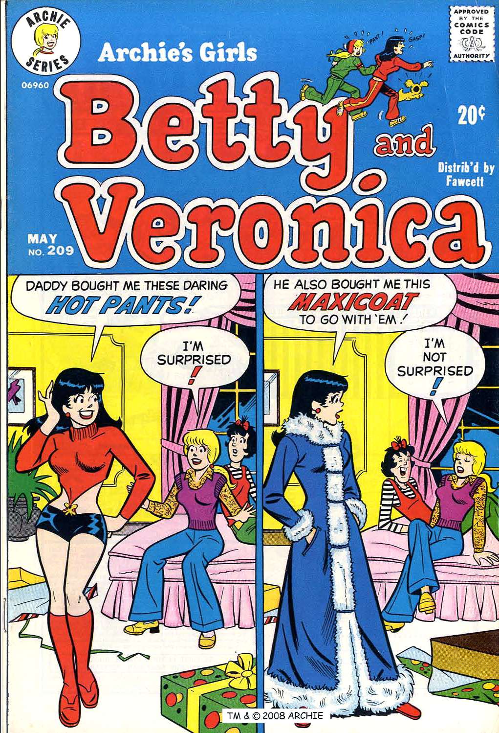Read online Archie's Girls Betty and Veronica comic -  Issue #209 - 1