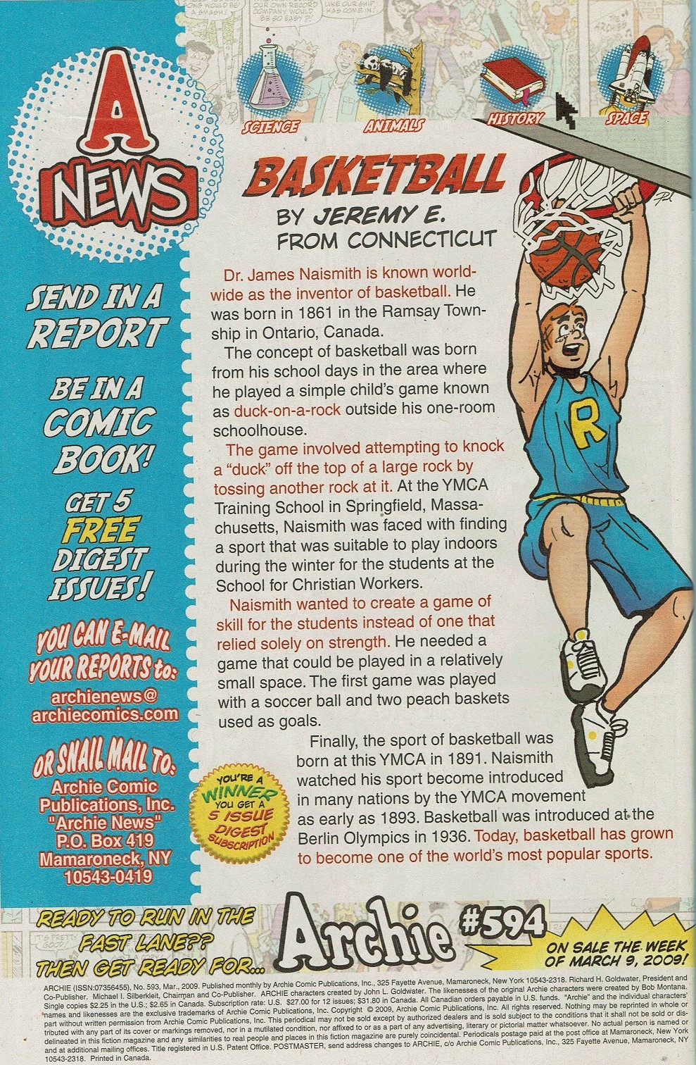 Read online Archie (1960) comic -  Issue #593 - 34