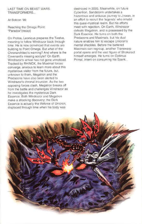 Read online Tales from the Beast Wars Transformers: Reaching the Omega Point comic -  Issue # Full - 13