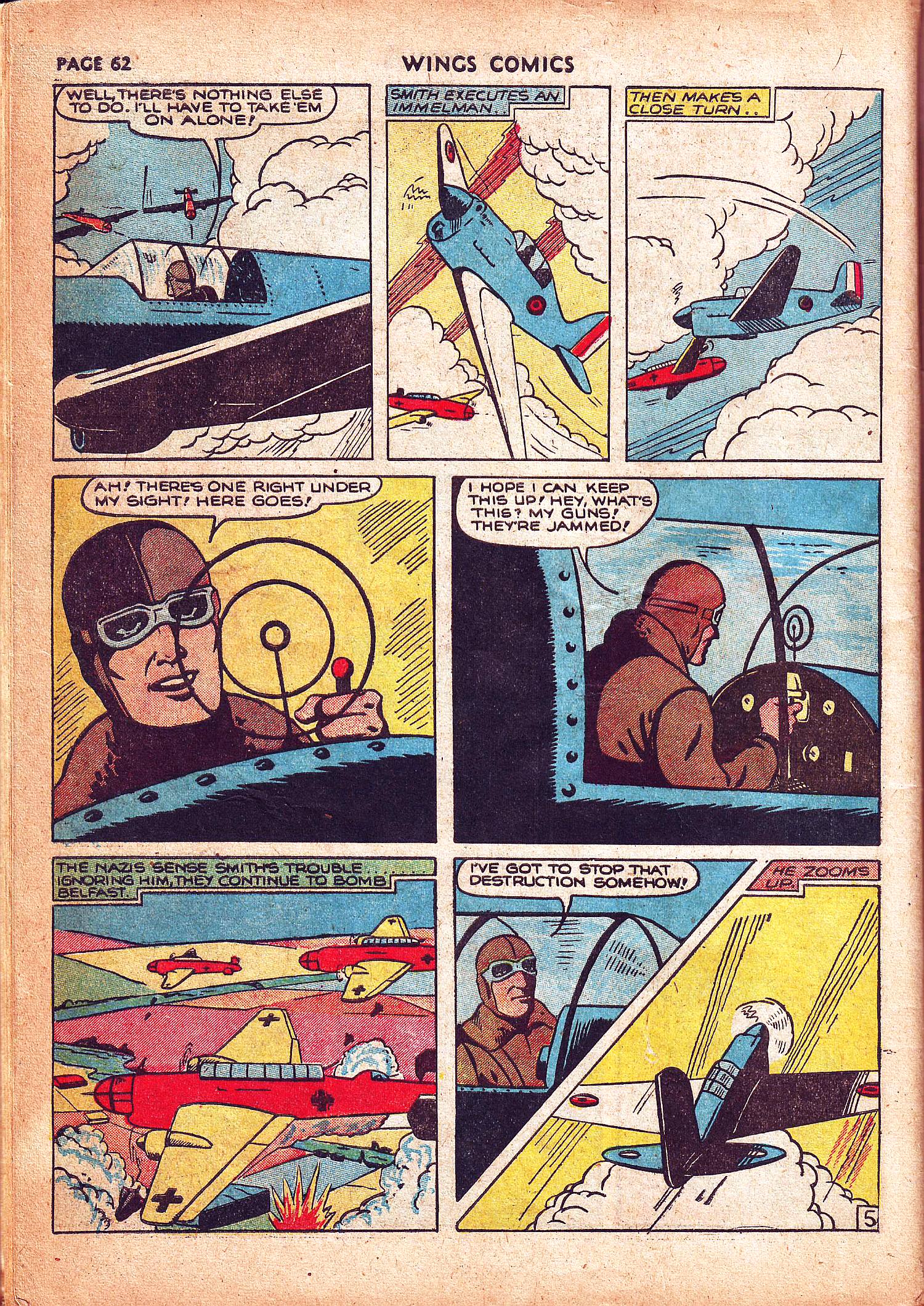 Read online Wings Comics comic -  Issue #3 - 64