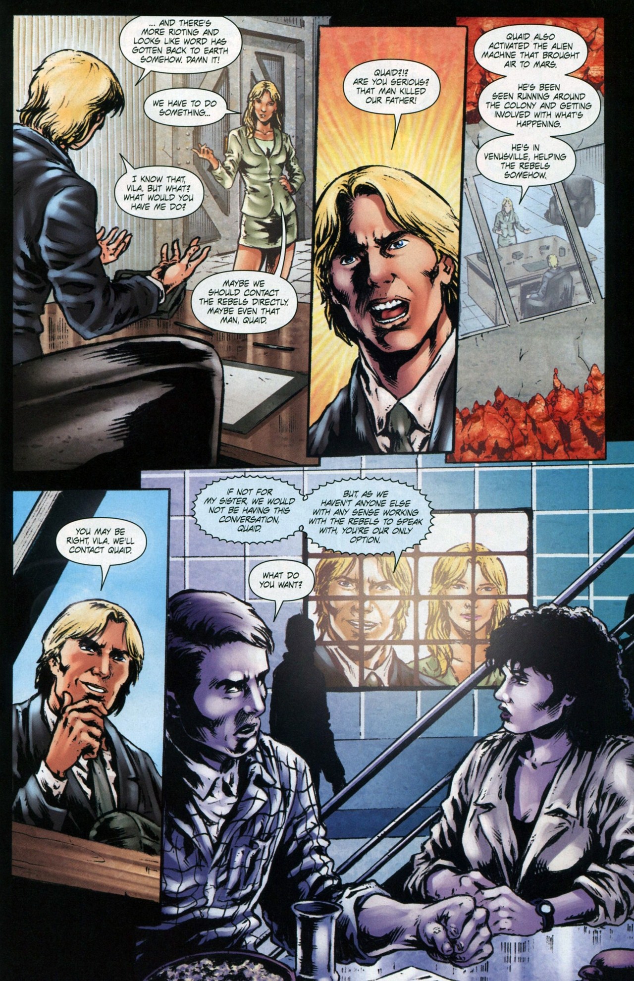 Read online Total Recall comic -  Issue #3 - 11