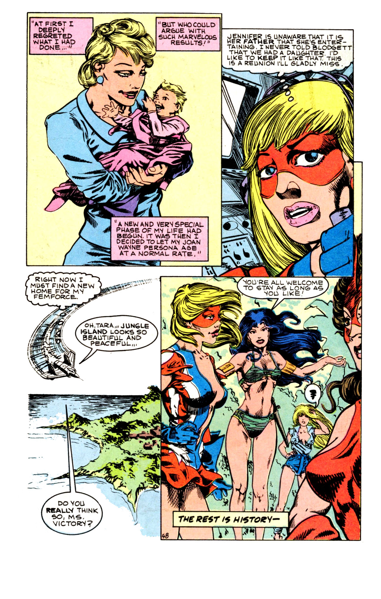 Read online Untold Origin of FemForce comic -  Issue # Full - 60