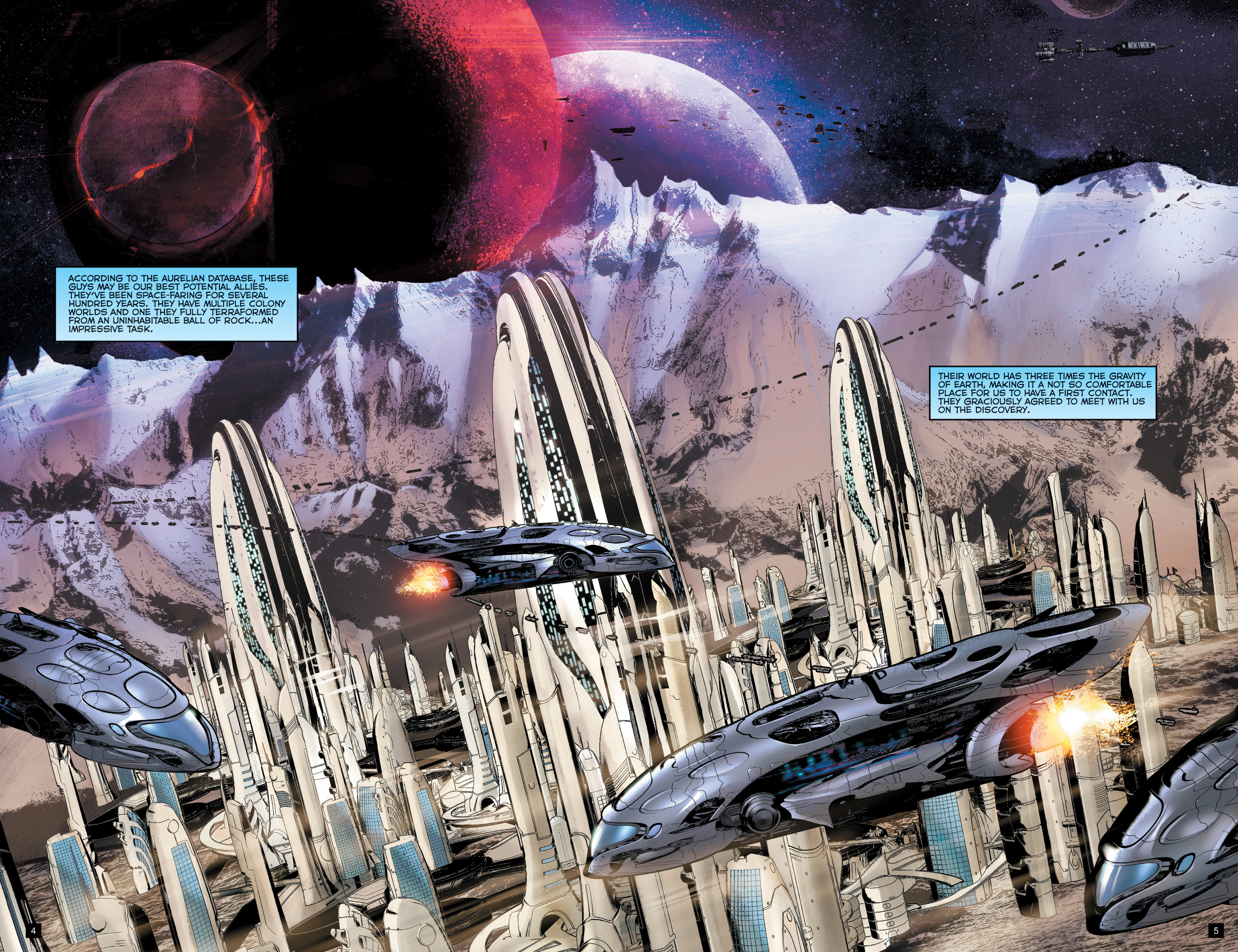 Read online Faster than Light comic -  Issue #4 - 6