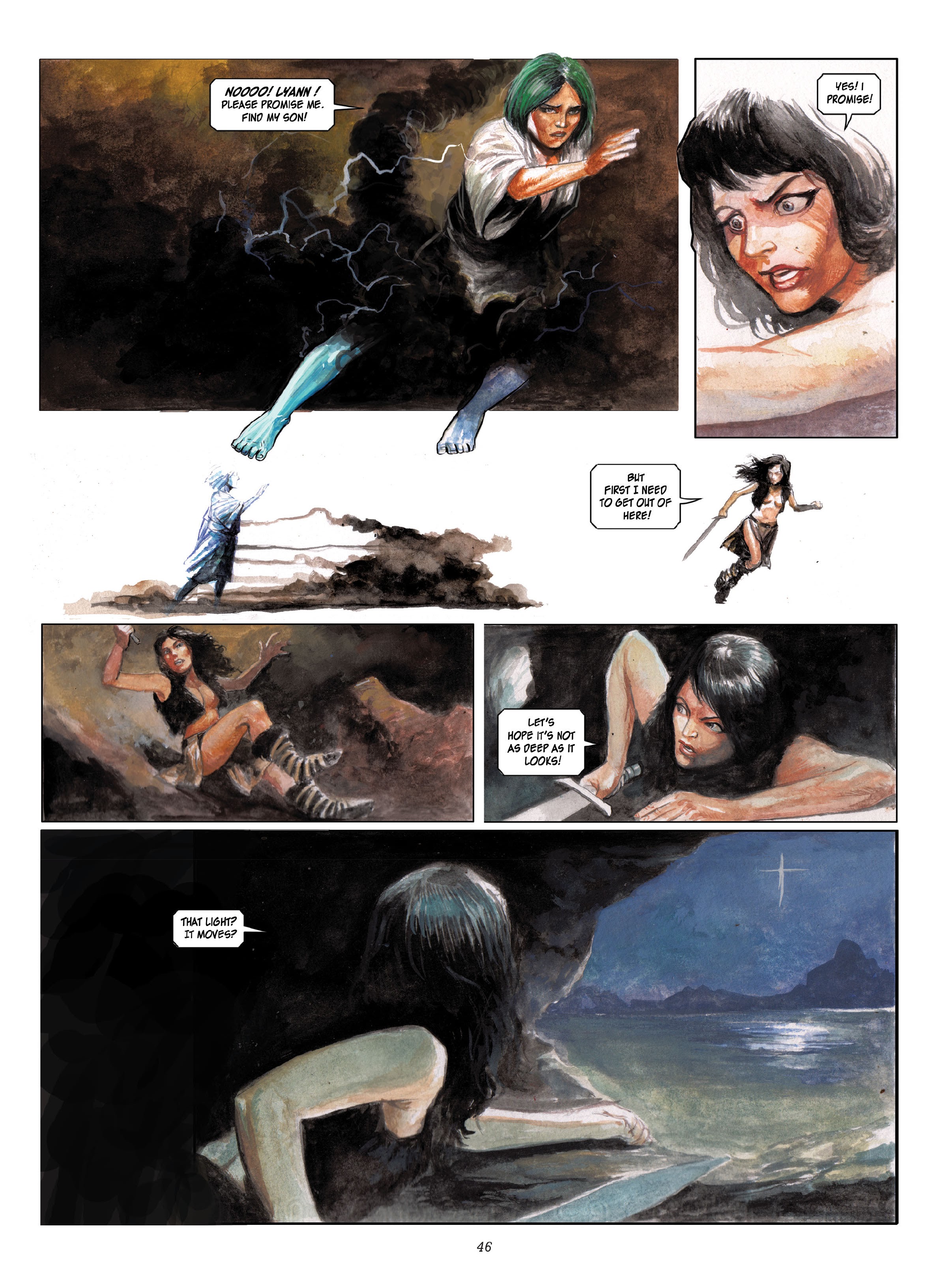 Read online The Lost Tales of Lemuria: The Mountains of Moran comic -  Issue # Full - 46