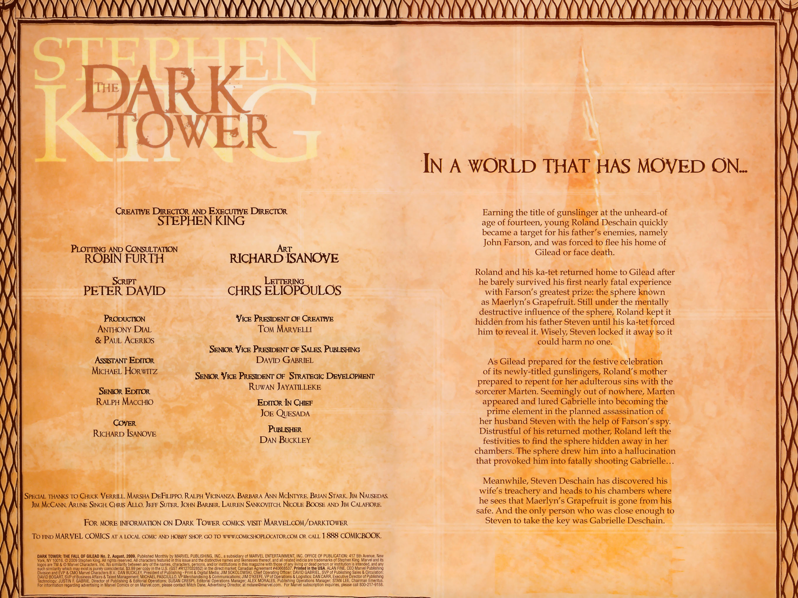 Read online Dark Tower: Fall of Gilead comic -  Issue #2 - 2