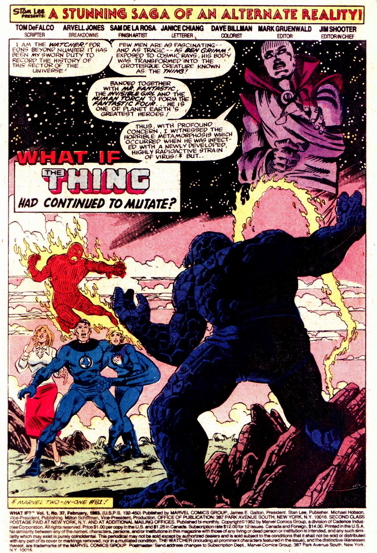 Read online What If? (1977) comic -  Issue #37 - What if Beast and The Thing Continued to Mutate - 2