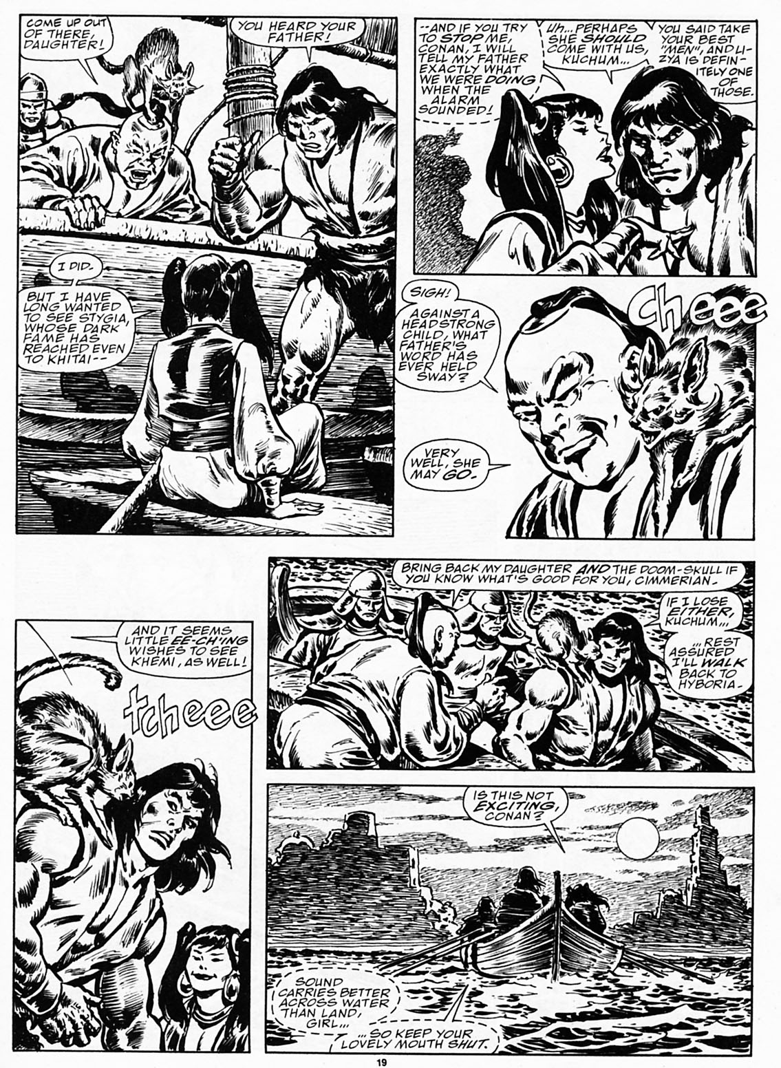 Read online The Savage Sword Of Conan comic -  Issue #191 - 21
