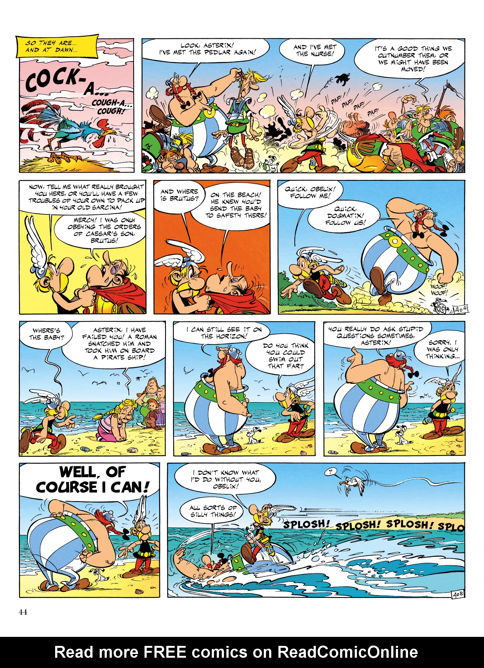 Read online Asterix comic -  Issue #27 - 45