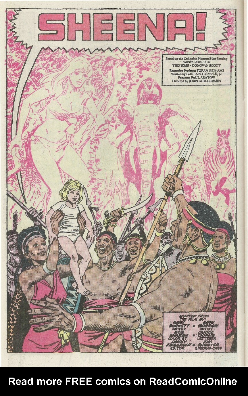 Read online Sheena comic -  Issue #1 - 6