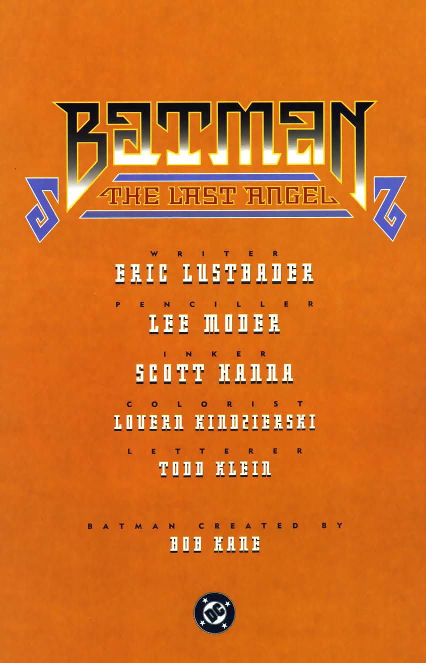 Read online Batman: The Last Angel comic -  Issue # Full - 3