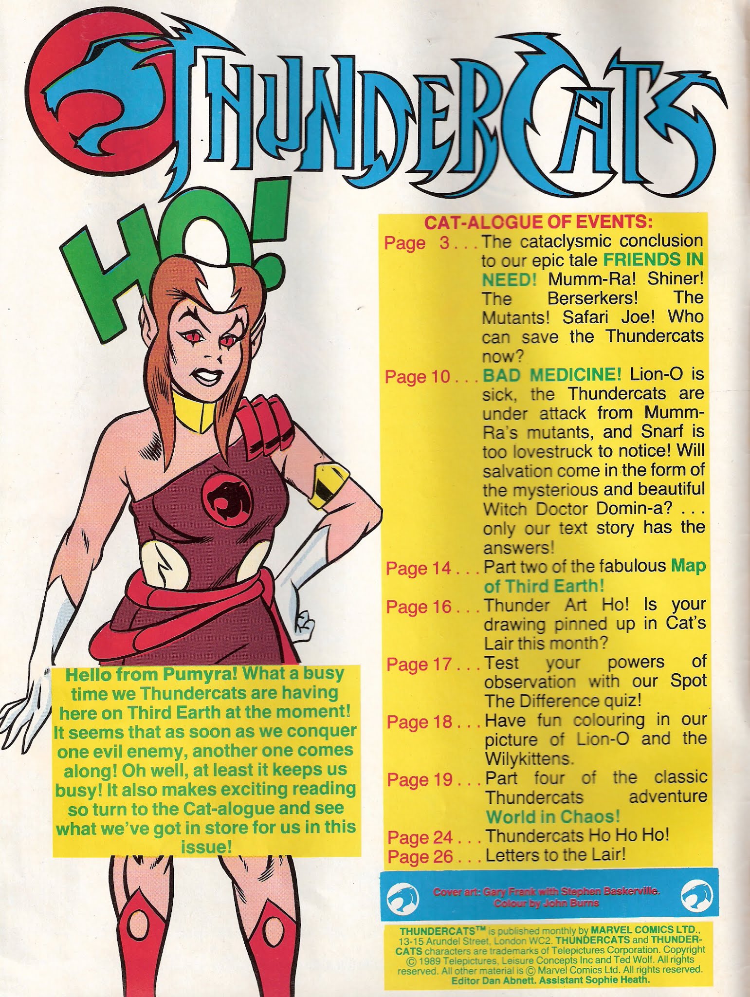 Read online ThunderCats (1987) comic -  Issue #98 - 2