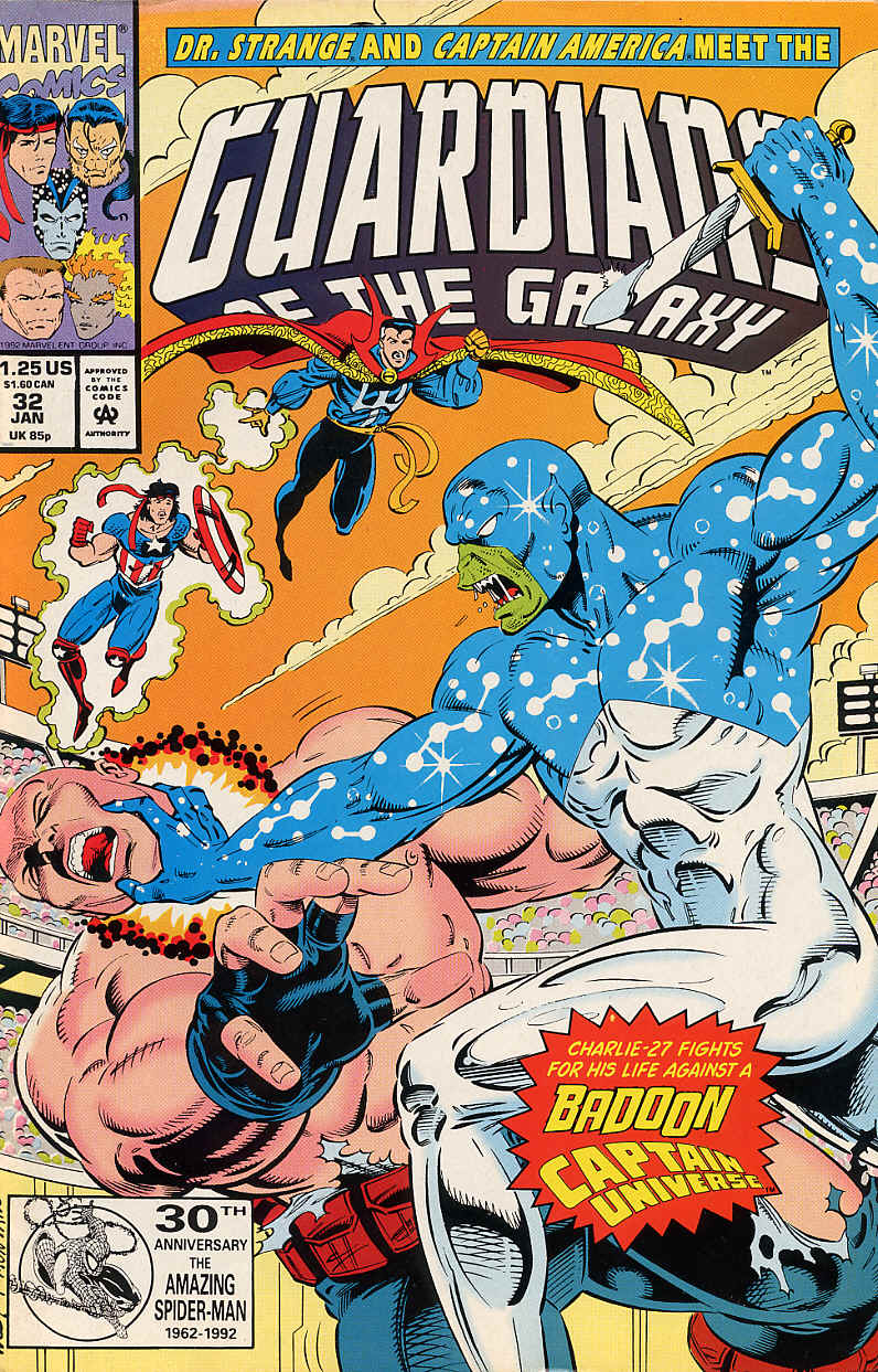Read online Guardians of the Galaxy (1990) comic -  Issue #32 - 1