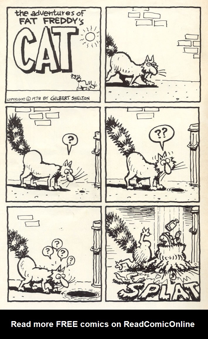 Read online Adventures of Fat Freddy's Cat comic -  Issue #4 - 2
