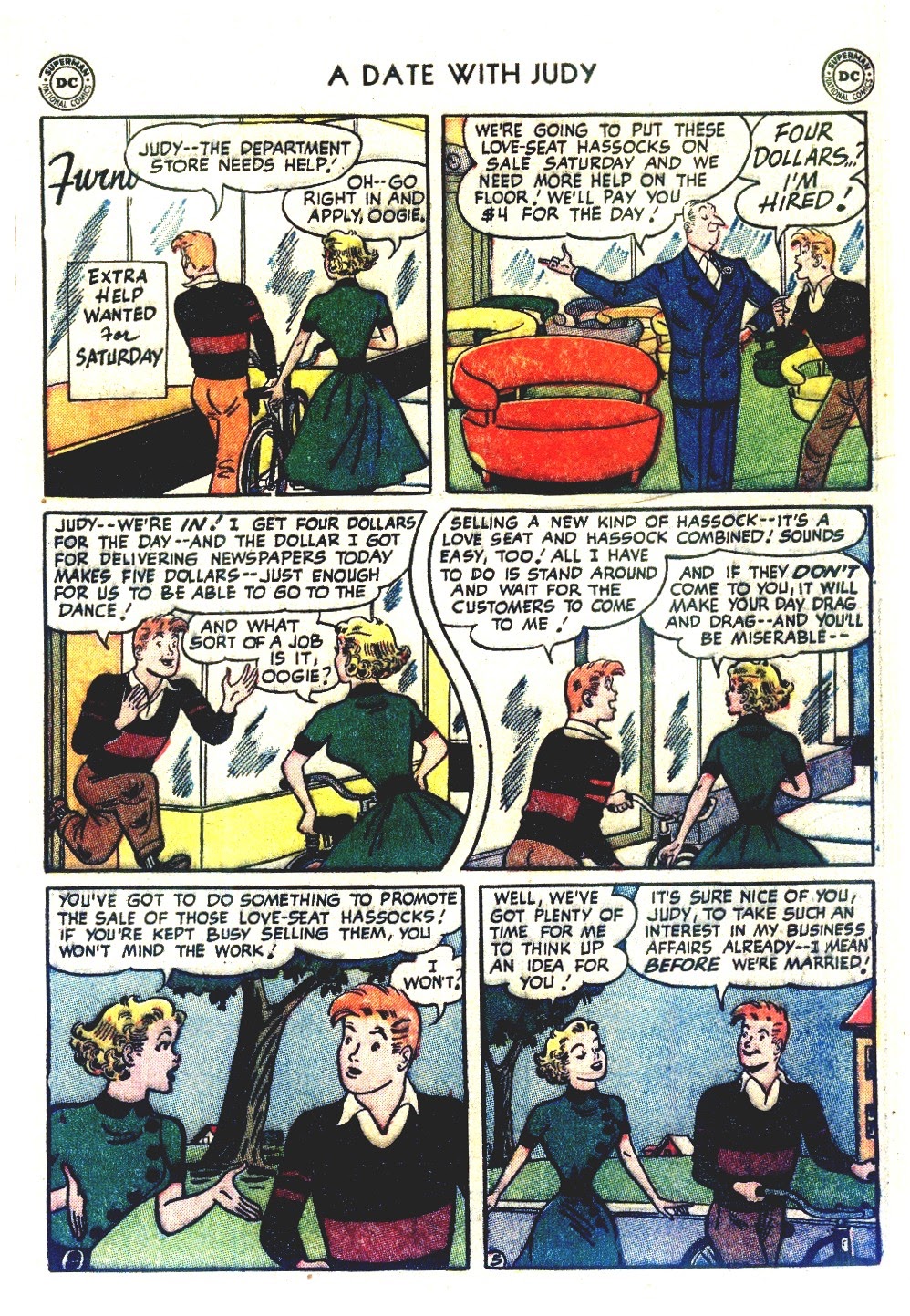 Read online A Date with Judy comic -  Issue #38 - 39