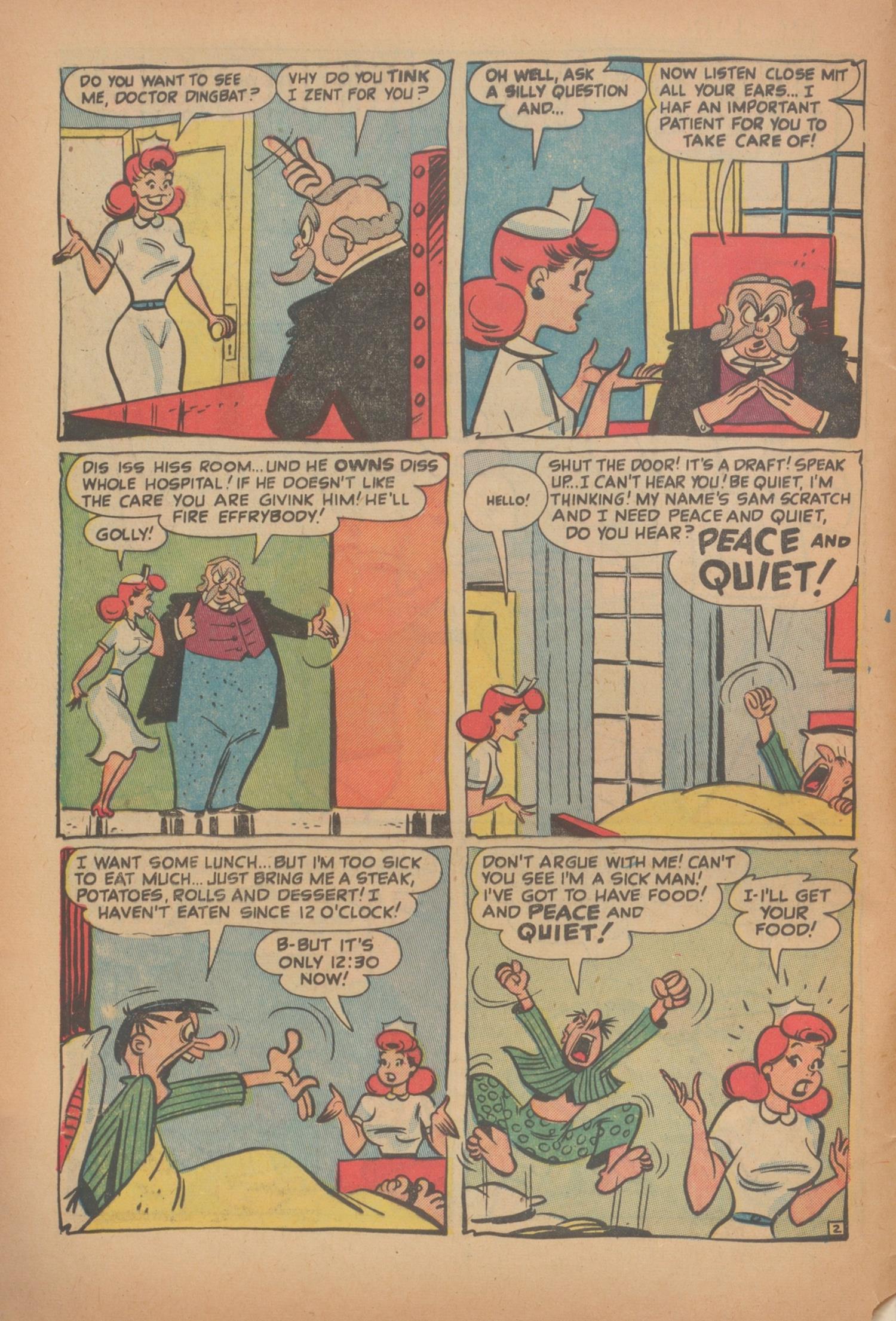 Read online Nellie The Nurse (1945) comic -  Issue #29 - 4