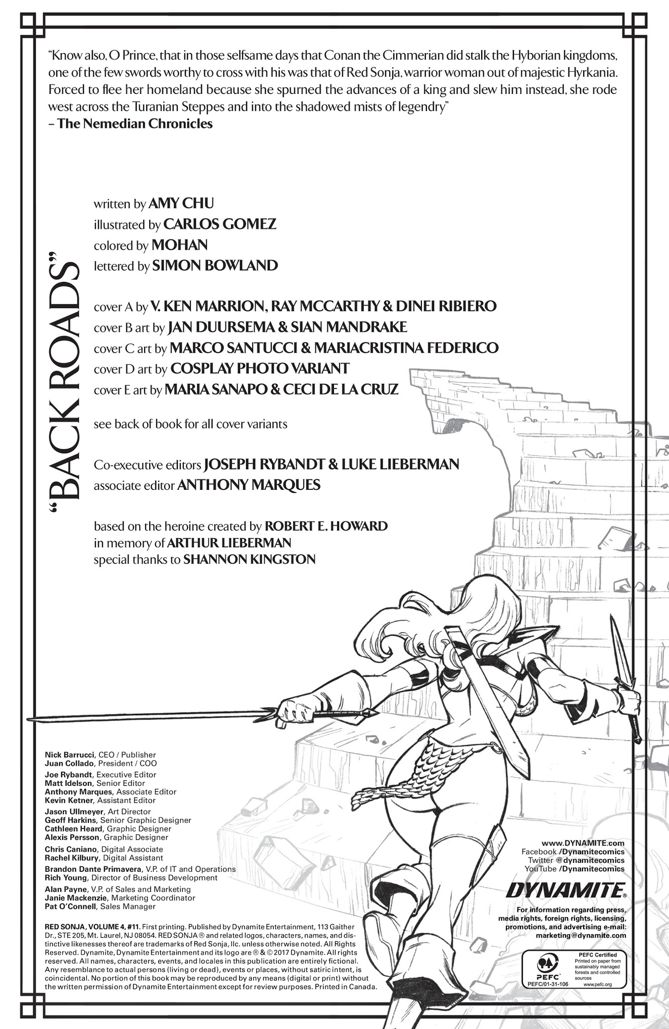 Read online Red Sonja Vol. 4 comic -  Issue #11 - 6