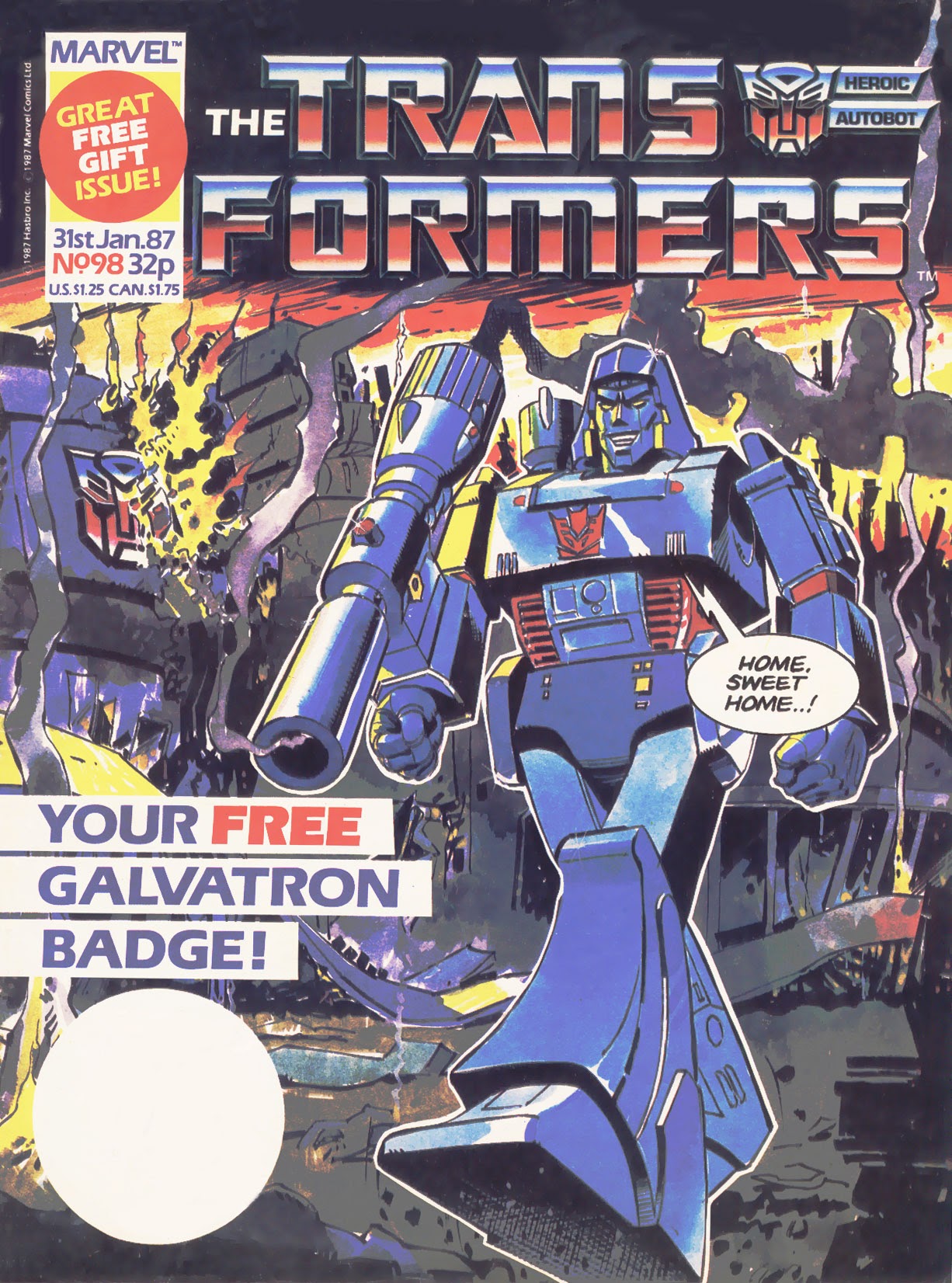 Read online The Transformers (UK) comic -  Issue #98 - 1