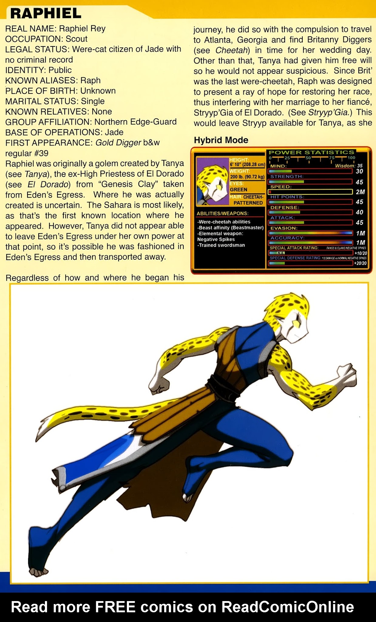 Read online Gold Digger Sourcebook: The Official Handbook of the GD Universe comic -  Issue #11 - 19