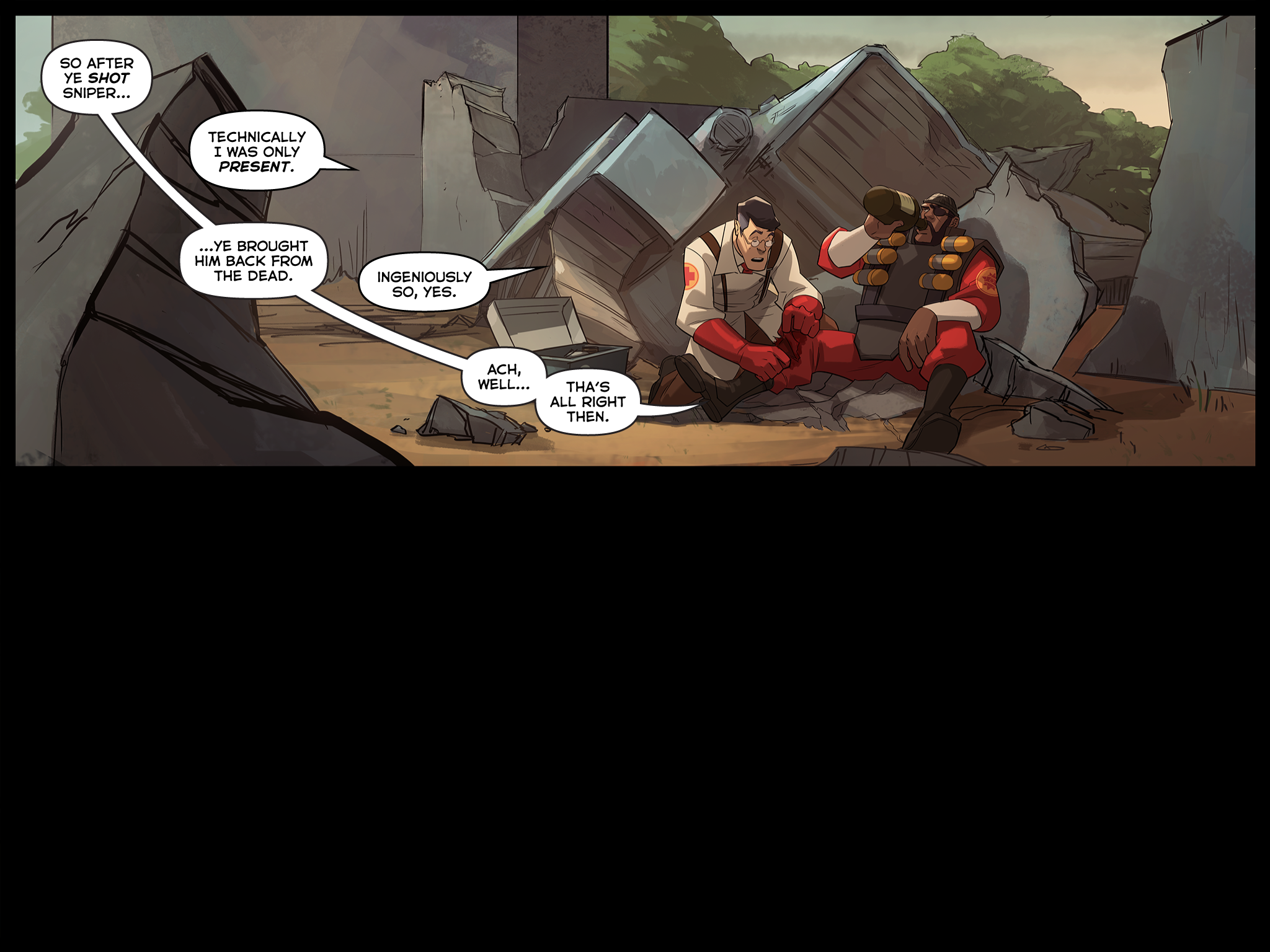 Read online Team Fortress 2 comic -  Issue #6 - 87