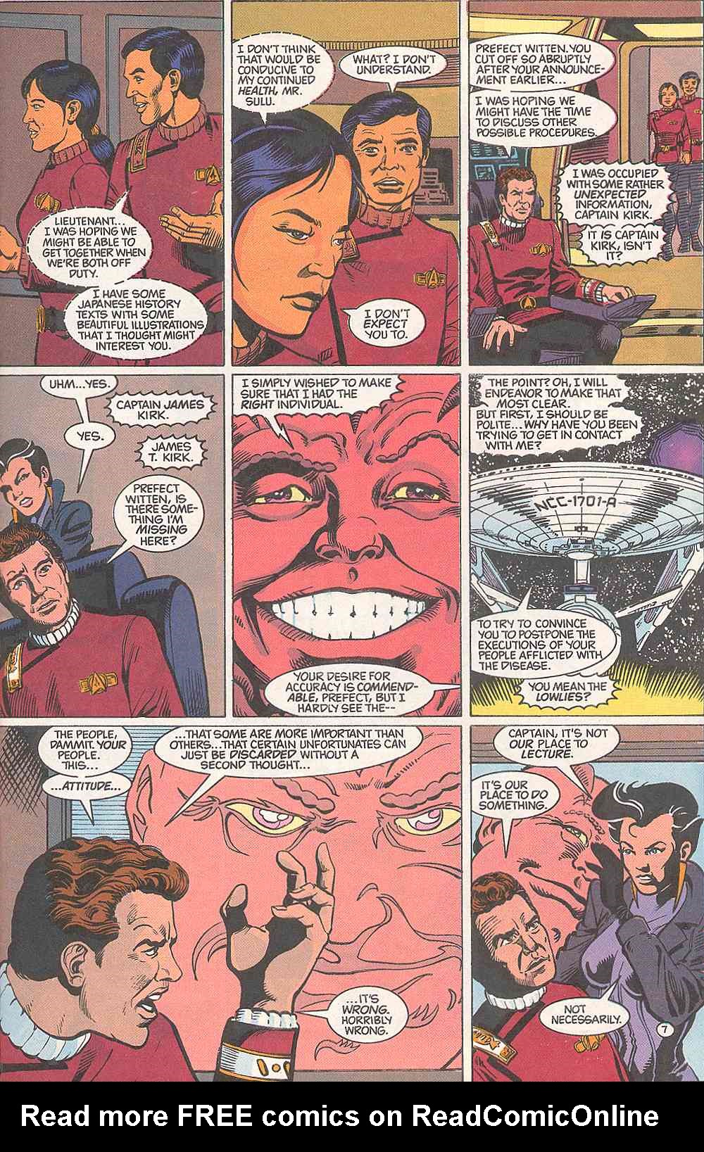 Read online Star Trek (1989) comic -  Issue #6 - 7