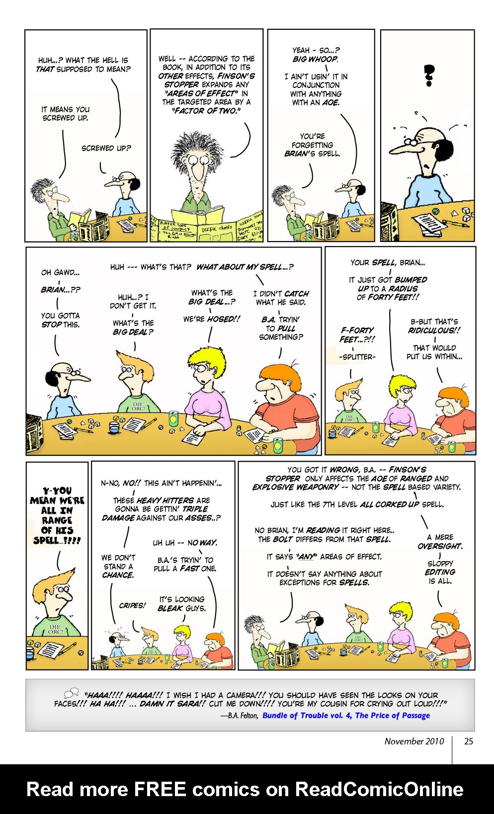 Read online Knights of the Dinner Table comic -  Issue #169 - 27