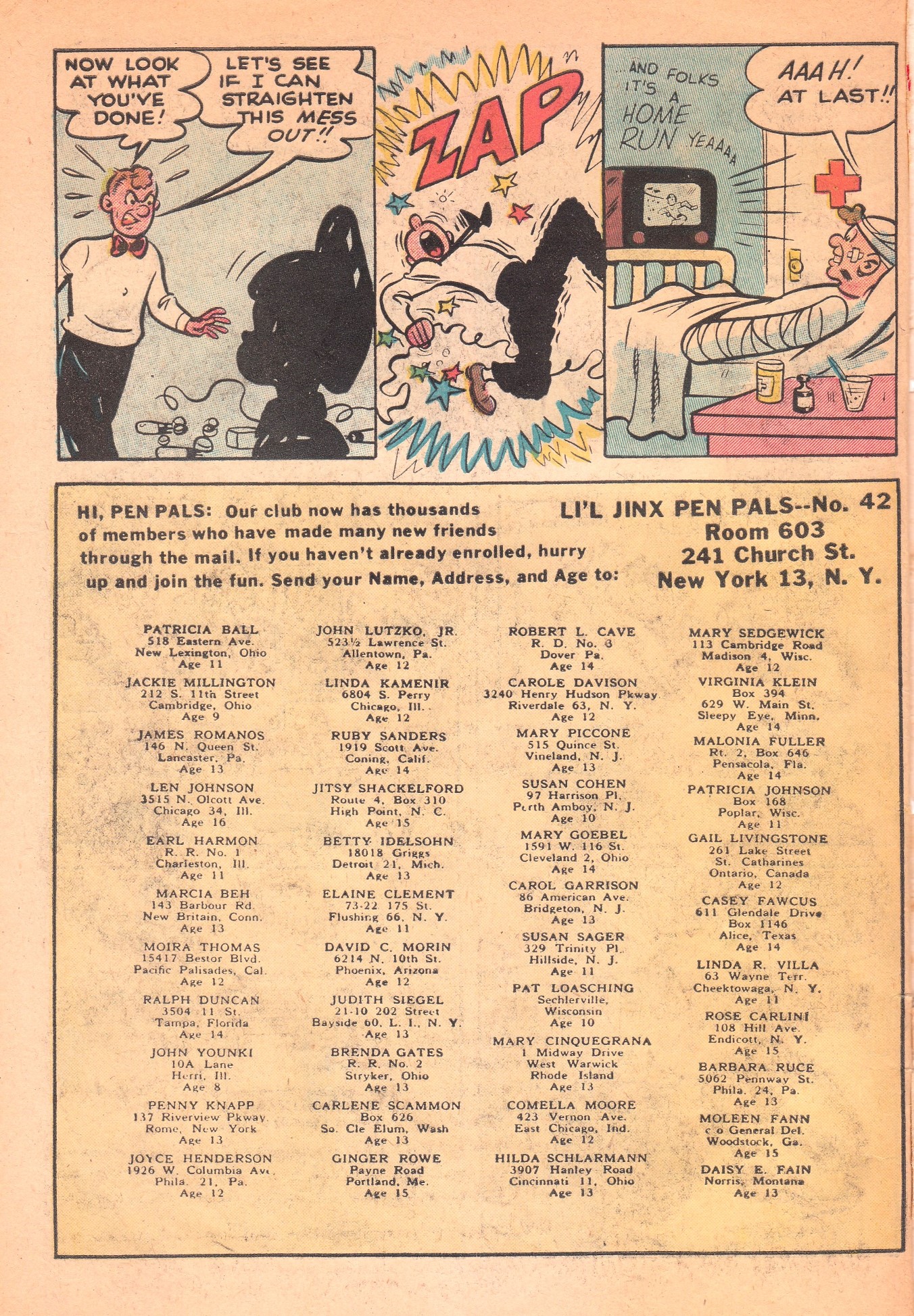 Read online Pep Comics comic -  Issue #105 - 34