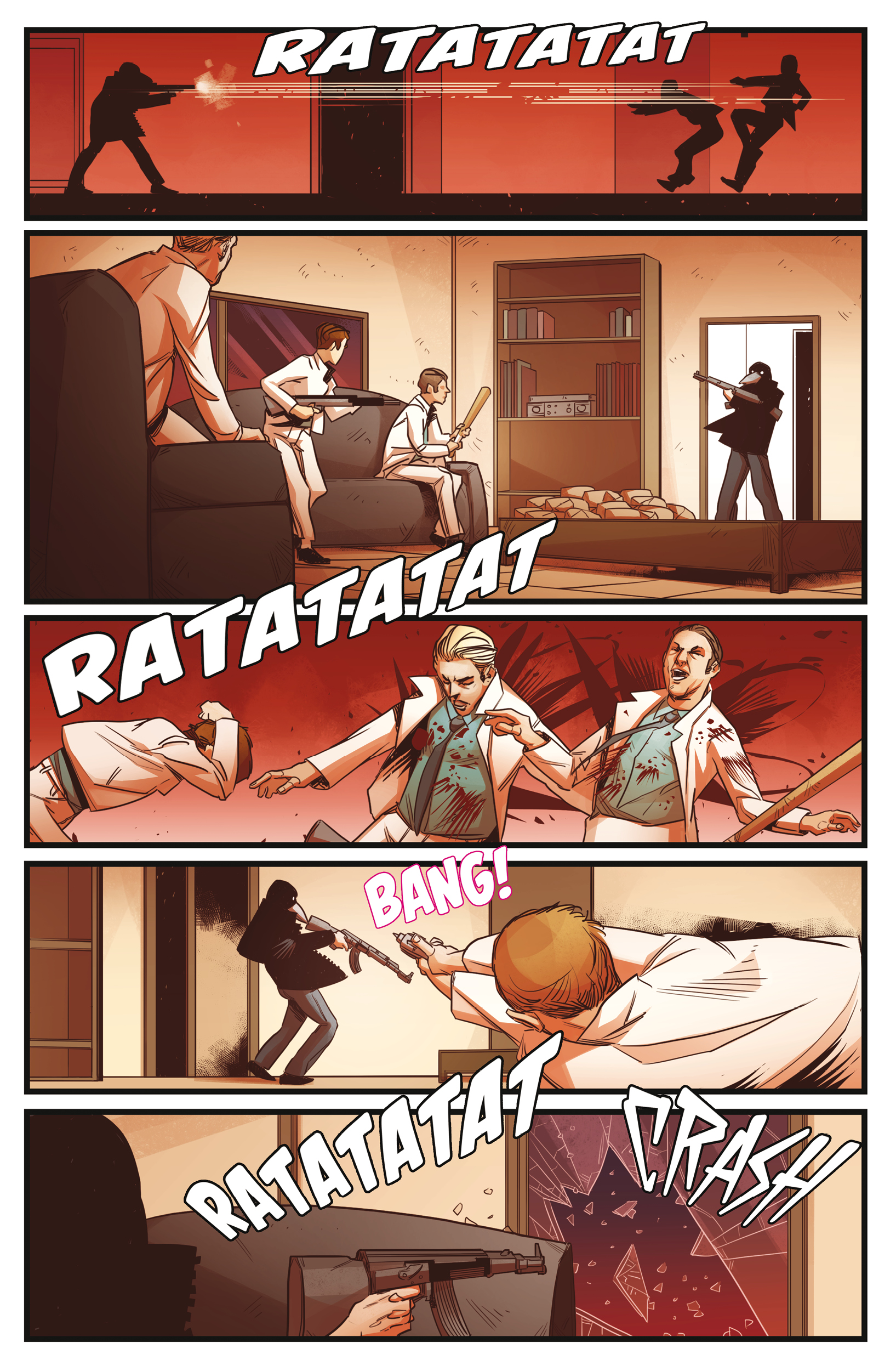 Read online Hotline Miami 2: Wrong Number comic -  Issue #3 - 22