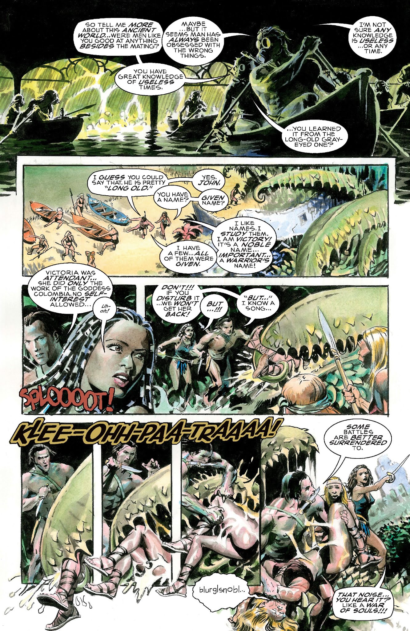 Read online The Once and Future Tarzan comic -  Issue # TPB - 15