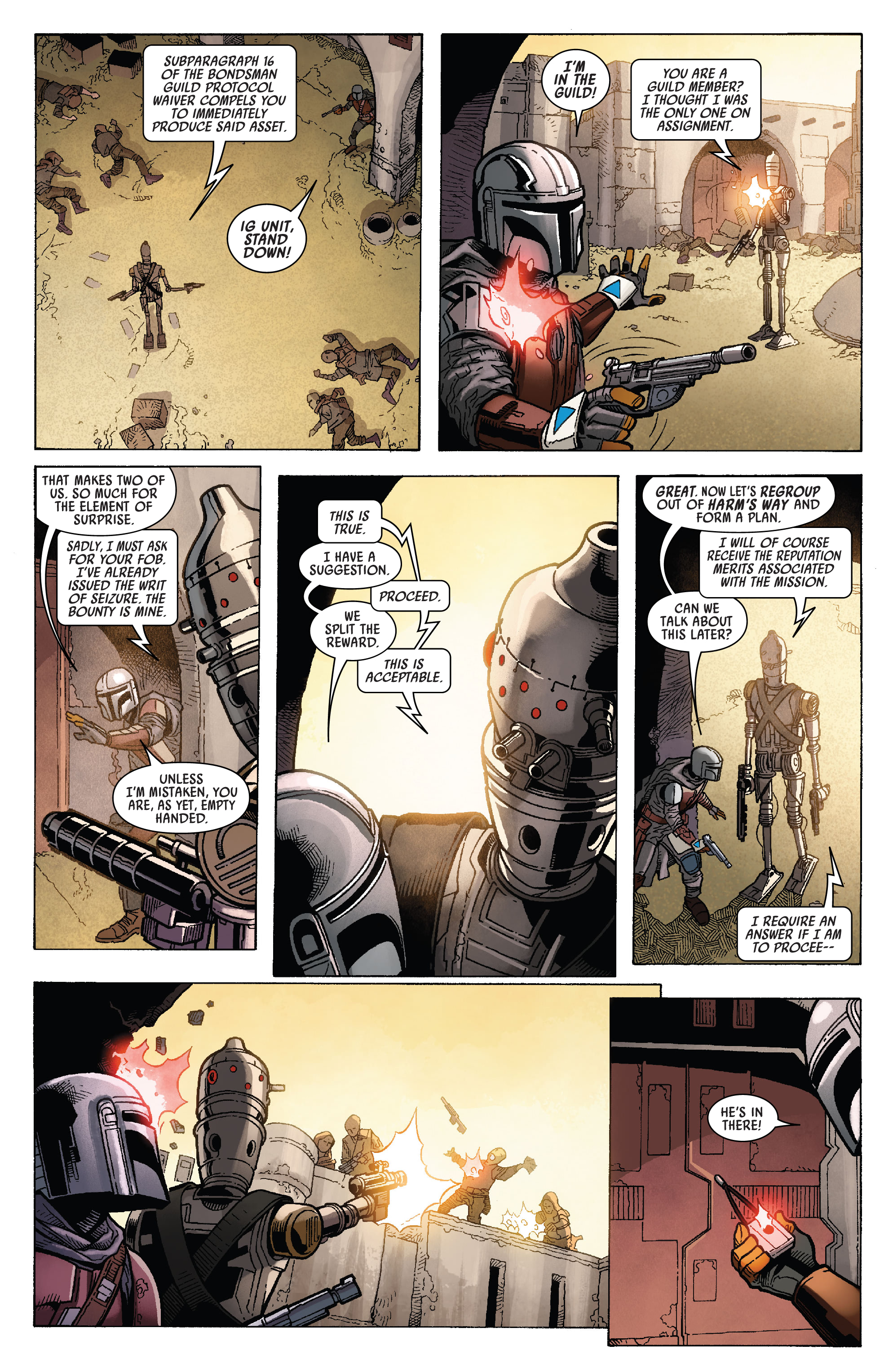 Read online Star Wars: The Mandalorian comic -  Issue #1 - 30