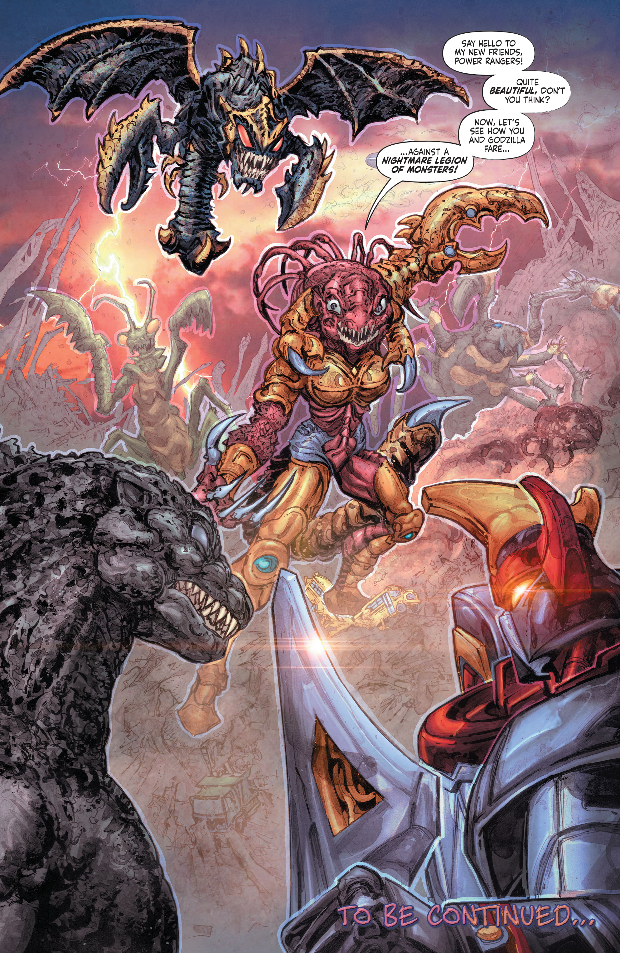 Read online Godzilla vs. The Mighty Morphin Power Rangers comic -  Issue #3 - 21