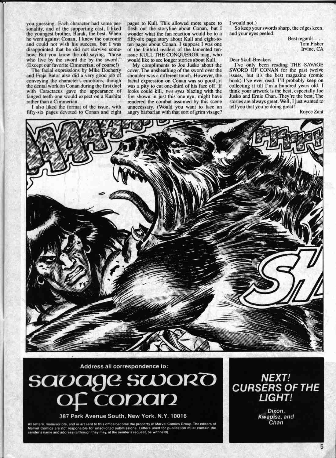 The Savage Sword Of Conan issue 133 - Page 4