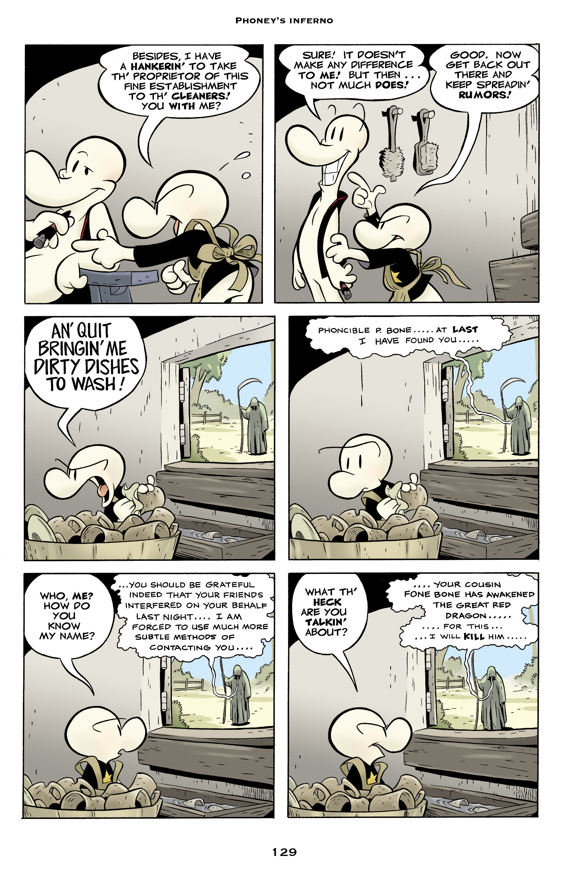 Read online Bone: Out From Boneville comic -  Issue # TPB - 129